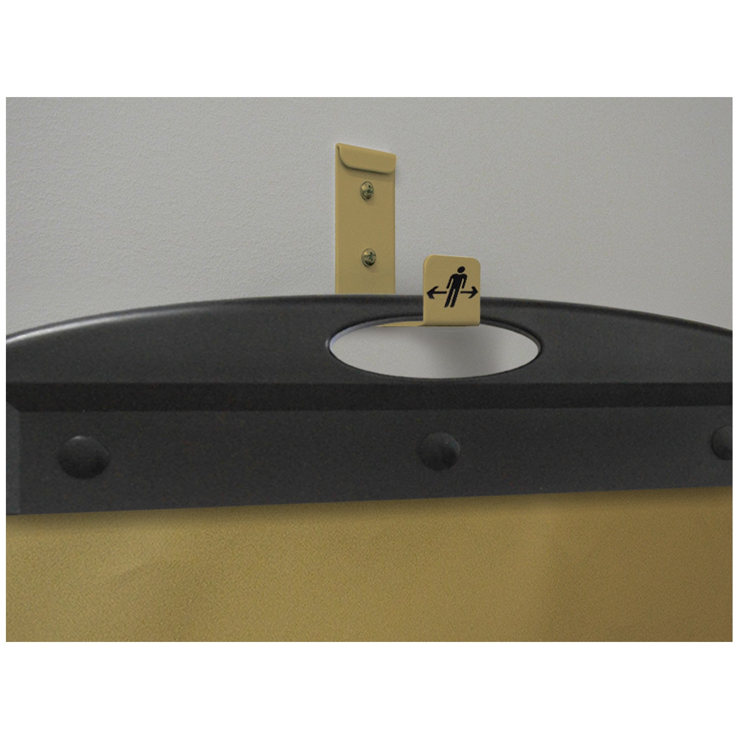 1086 - Pelstar LLC/McAuley Medical - Rollboard Wall Mount Hanger Steel, Warranty: 3 Year Warranty (DROP SHIP ONLY)    , ea