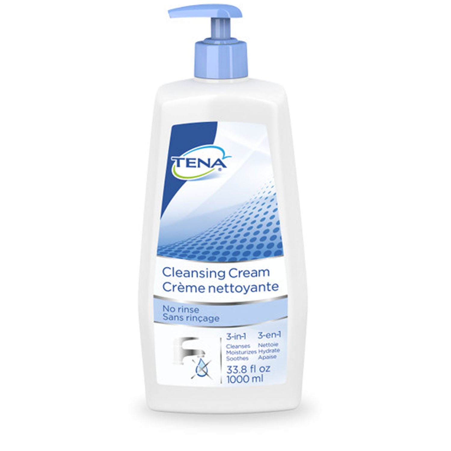64435 - Essity Health & Medical Solutions - Cleansing Cream, 33.8 fl oz Pump Bottle, 8/cs (Continental US Only)    , cs