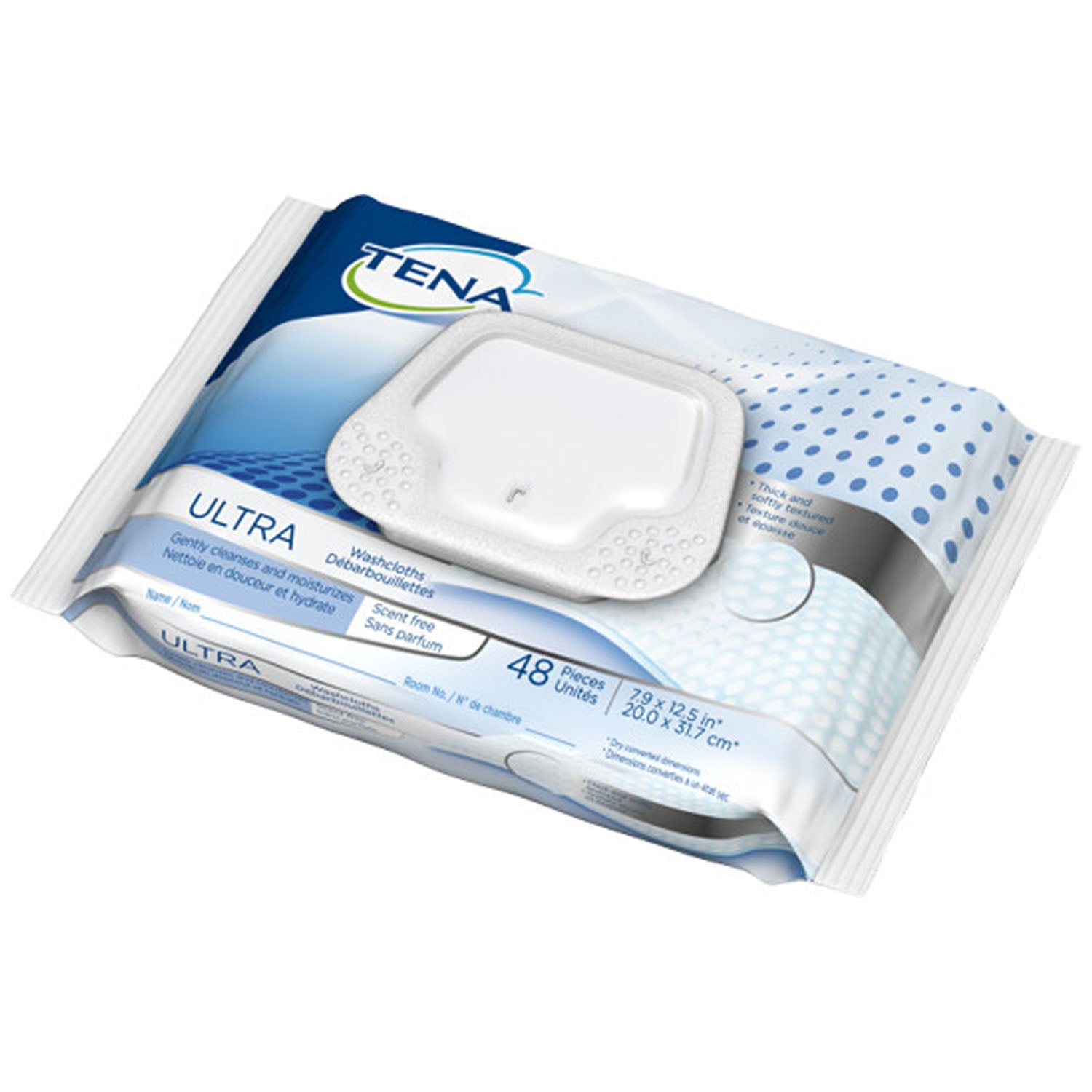 65722 - Essity Health &amp; Medical Solutions - Toallita sin perfume, 7.9" x 12.5", paquete de 48, paquete de 12 (solo EE. UU. continental), caja