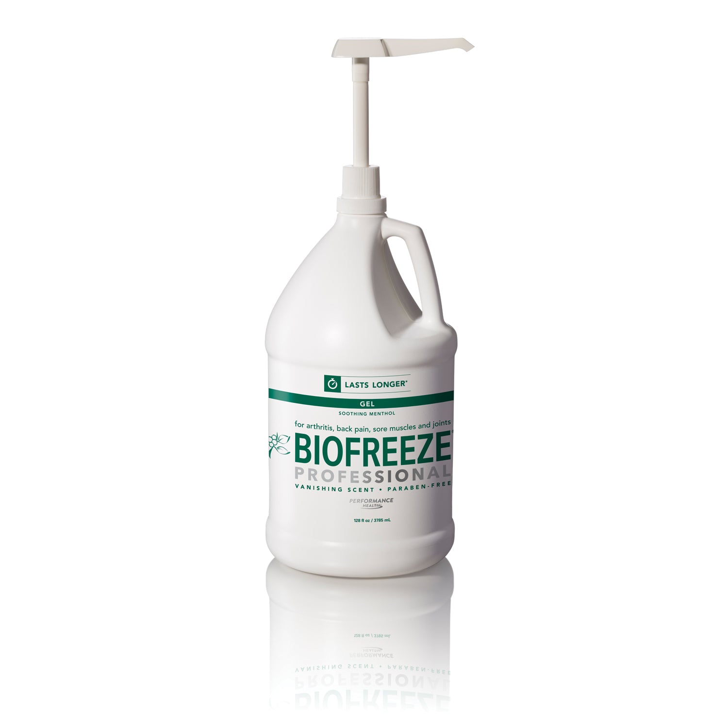 13433 - RB Health LLC - Biofreeze® Professional, 1 Gal Gel, Green, 4/cs (36 cs/plt) (Cannot be sold to retail outlets and/ or Amazon) (091623) (US Only) (HAZMAT Fees Apply, cannot ship via Air or to AK, GU, HI, MP, PR, VI)  REQUIRES HAZMAT SHIPMENT , cs