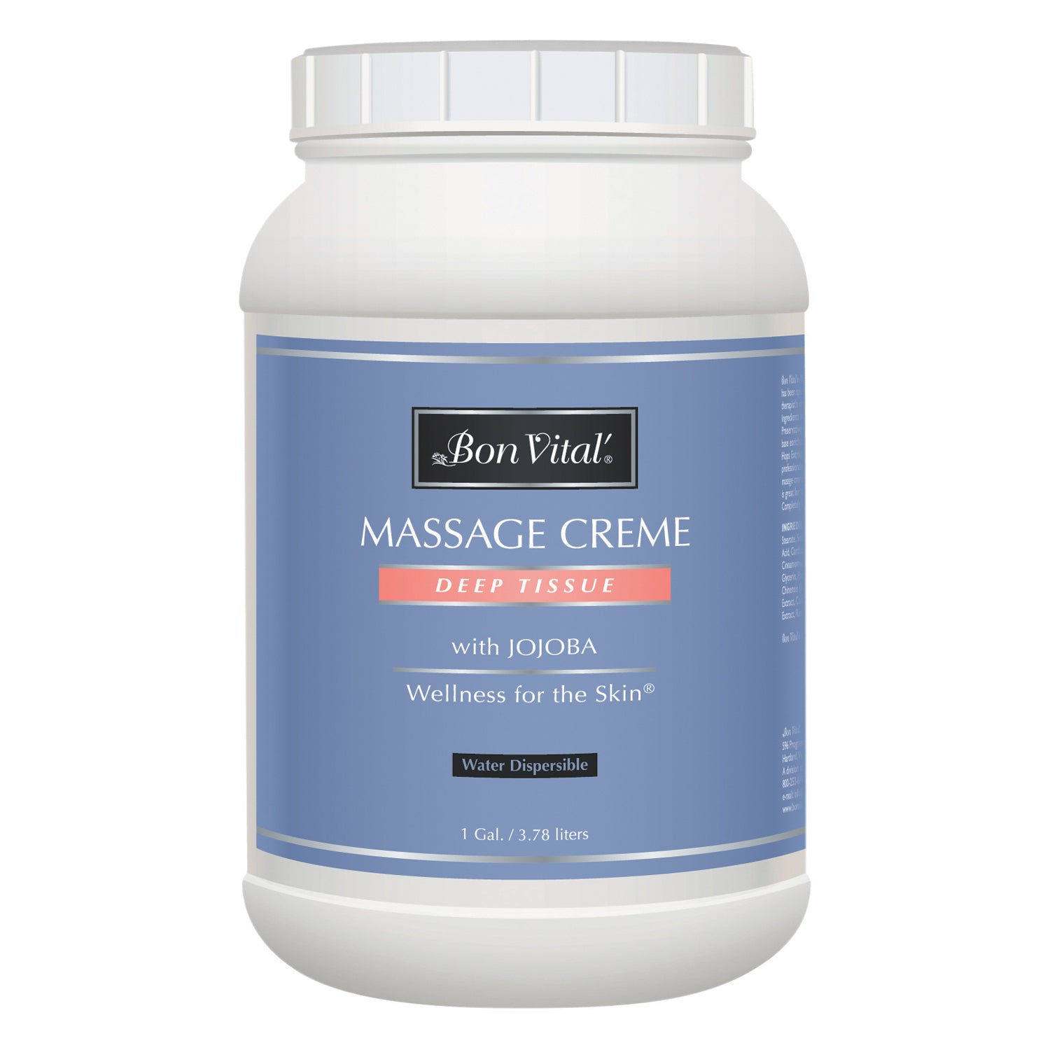 BVDTC1G - Hygenic/Theraband - Crema para masaje de tejido profundo, frasco de 1 galón, 4/caja (No se puede vender a puntos de venta ni a Amazon) (Solo EE. UU.) (Cambio de número de pieza PRÓXIMAMENTE) , caja