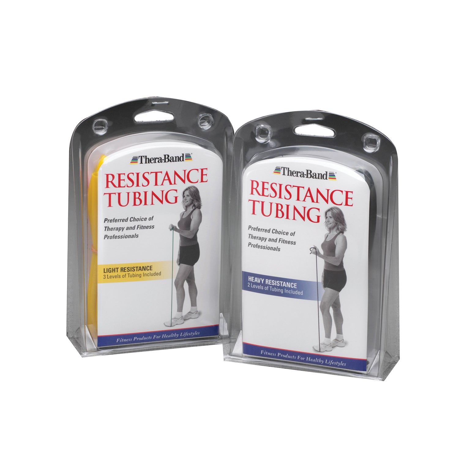 21303 - Performance Health - Resistance Tubing, Light (Yellow, Red & Green), 5 ft Cut Lengths in Retail Clam-Shell Packaging, 12 ea/cs (US Only) (Part Number Change COMING SOON)    , cs
