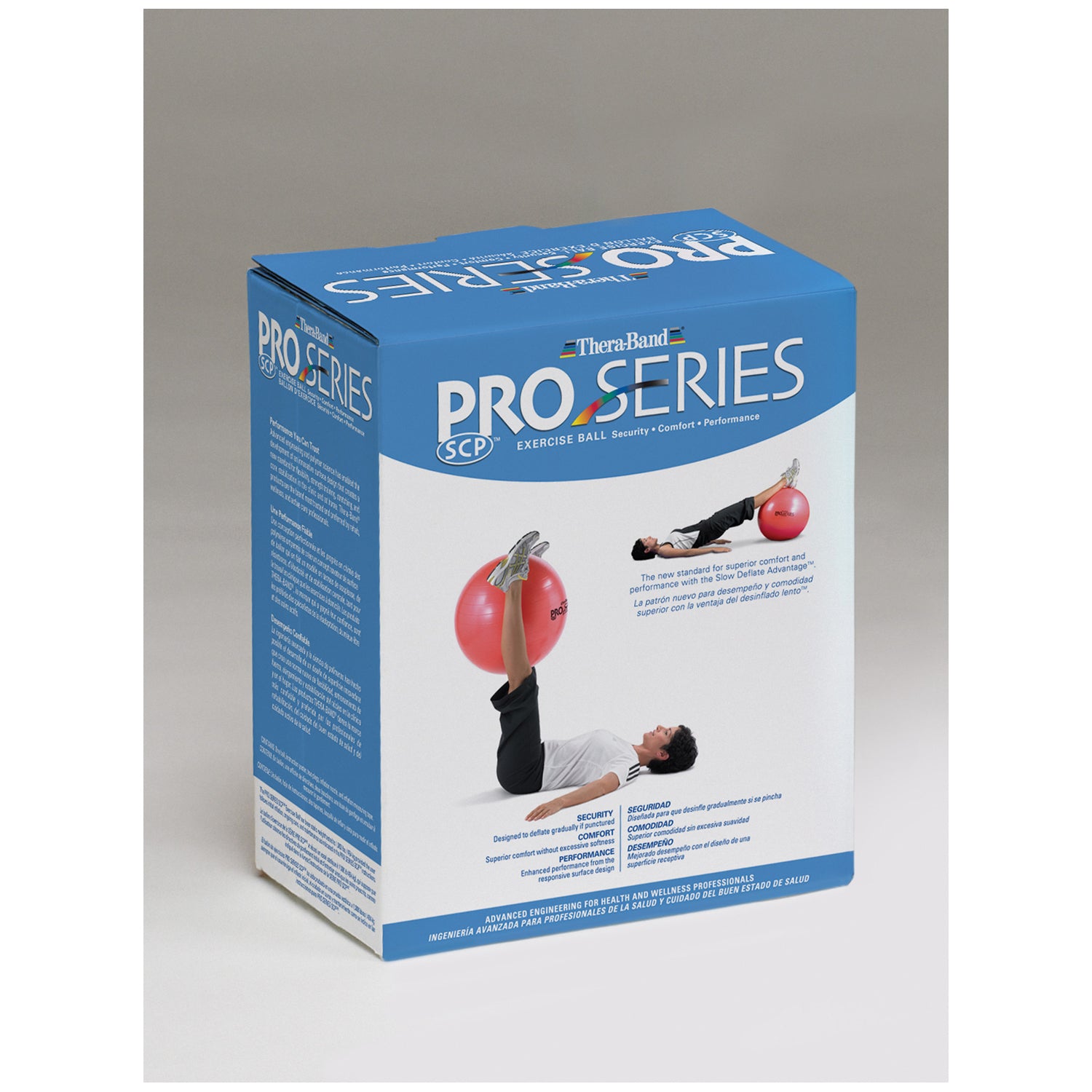 23035 - Performance Health - PRO SERIES SCP ™ Ball, 65cm / Green, For Body Height 5'7"-6'1" (170-185cm), Individually Boxed for Retail, Include Full Color Instructional Poster, Thera-Band Silver available in bulk only, 10 ea/cs (54 cs/plt) (020596) (US O