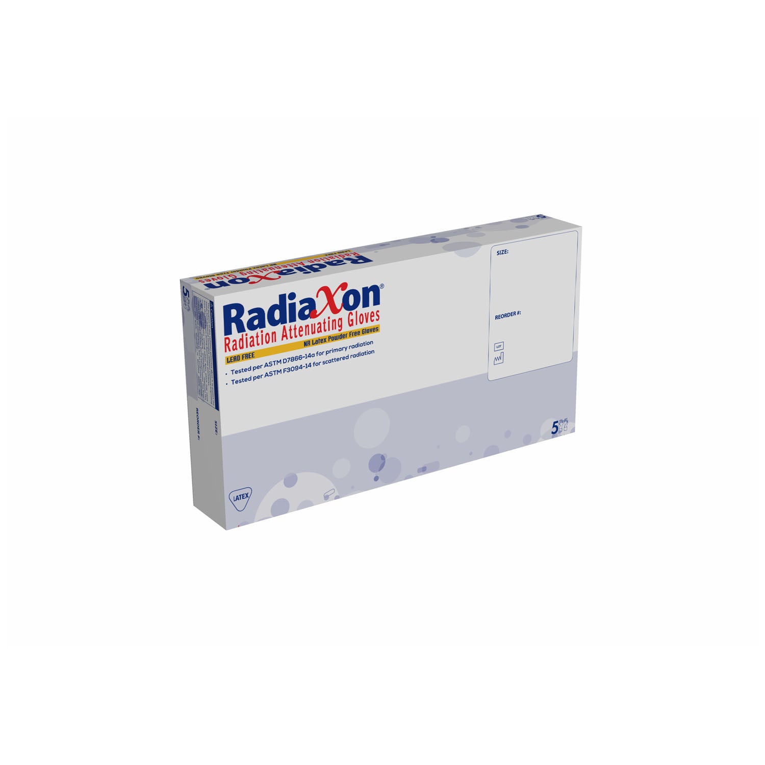 XR3560-85 - Innovative Healthcare Corp., Inc. - 手套，輻射衰減，無鉛，聚異戊二烯，6.0，黑色，5 雙/盒，4 盒/箱，箱裝