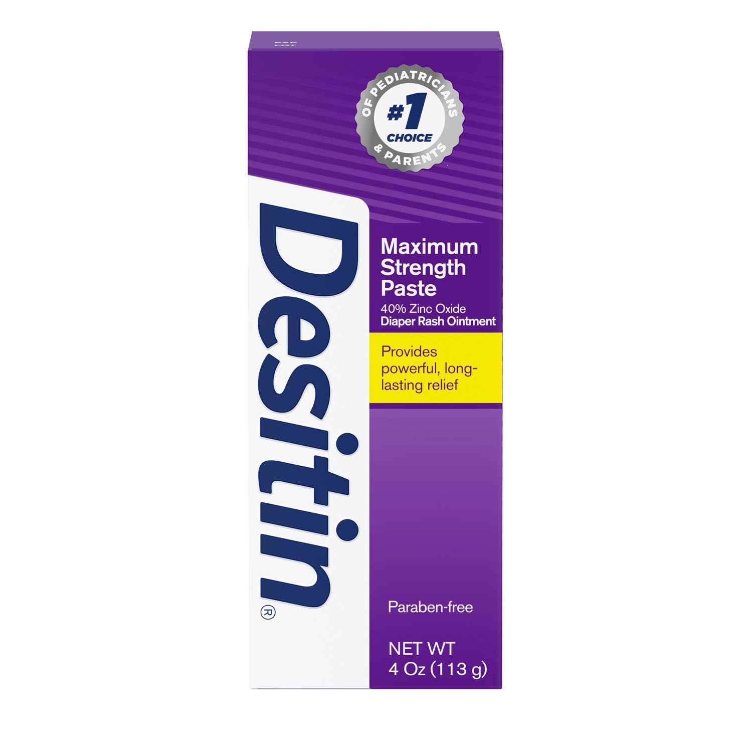 00071 - Kenvue - Ungüento Desitin, máxima potencia, 4 oz, 36/caja (solo EE. UU. continental + HI) (precios sujetos a cambios sin previo aviso), caja
