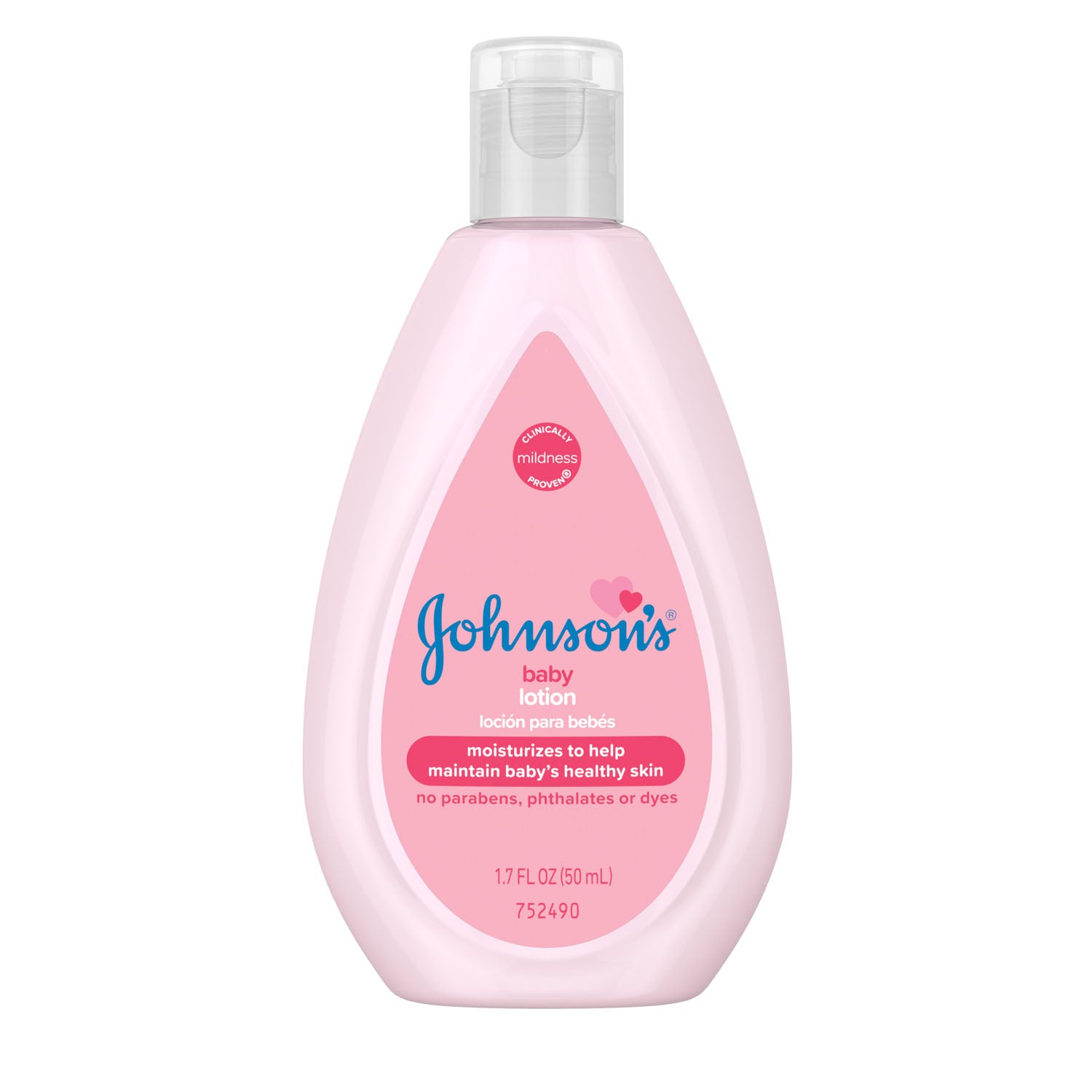 117468 - Kenvue - Loción para bebés, 1.7 oz, 144/caja (solo EE. UU. continental + HI) (Precios sujetos a cambios sin previo aviso), caja