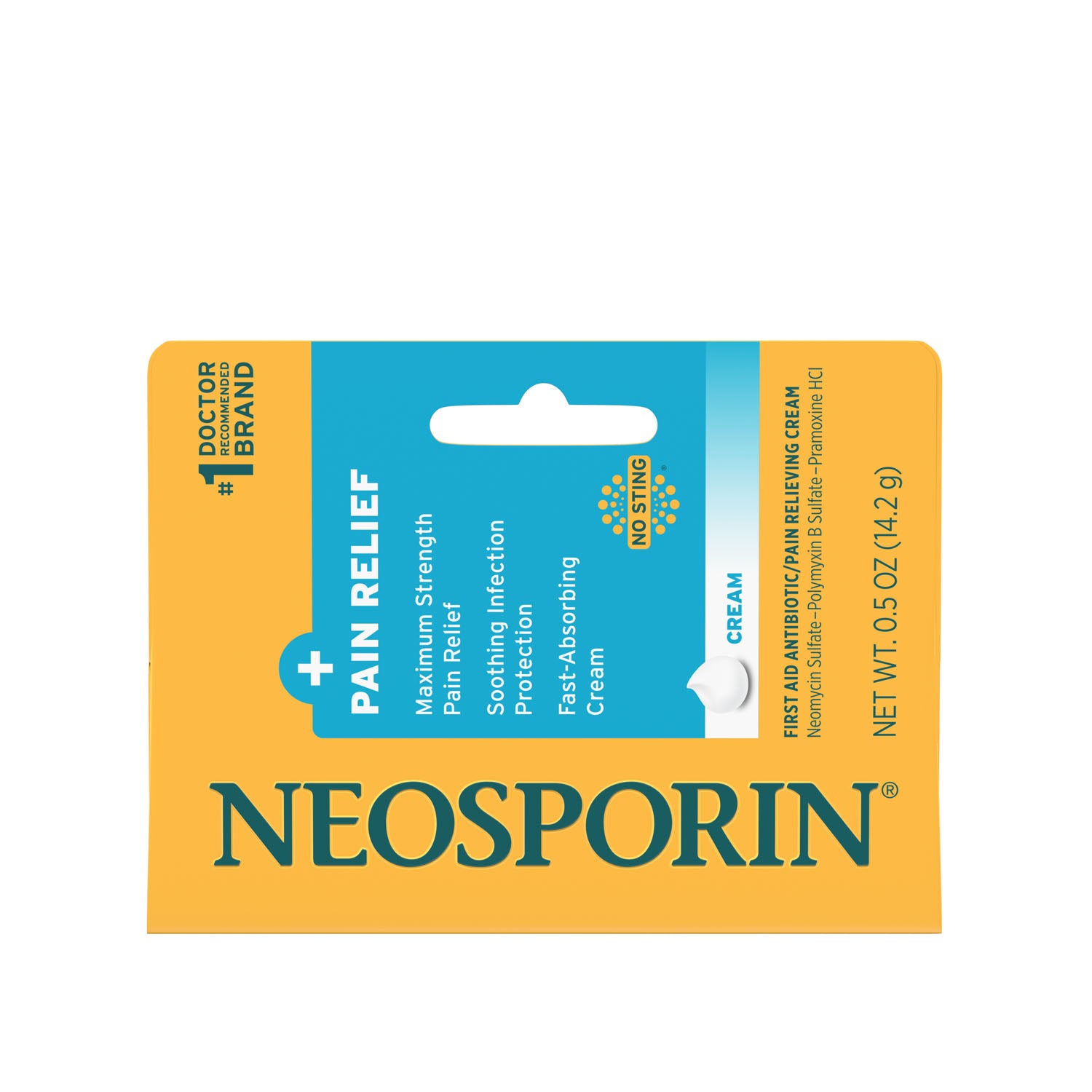 23829 - Kenvue - Crema Neosporin, Máxima Potencia Plus, 0.5 oz, 6/caja, 12 cajas/caja (Solo EE. UU. continental + HI) (Precios sujetos a cambios sin previo aviso), caja