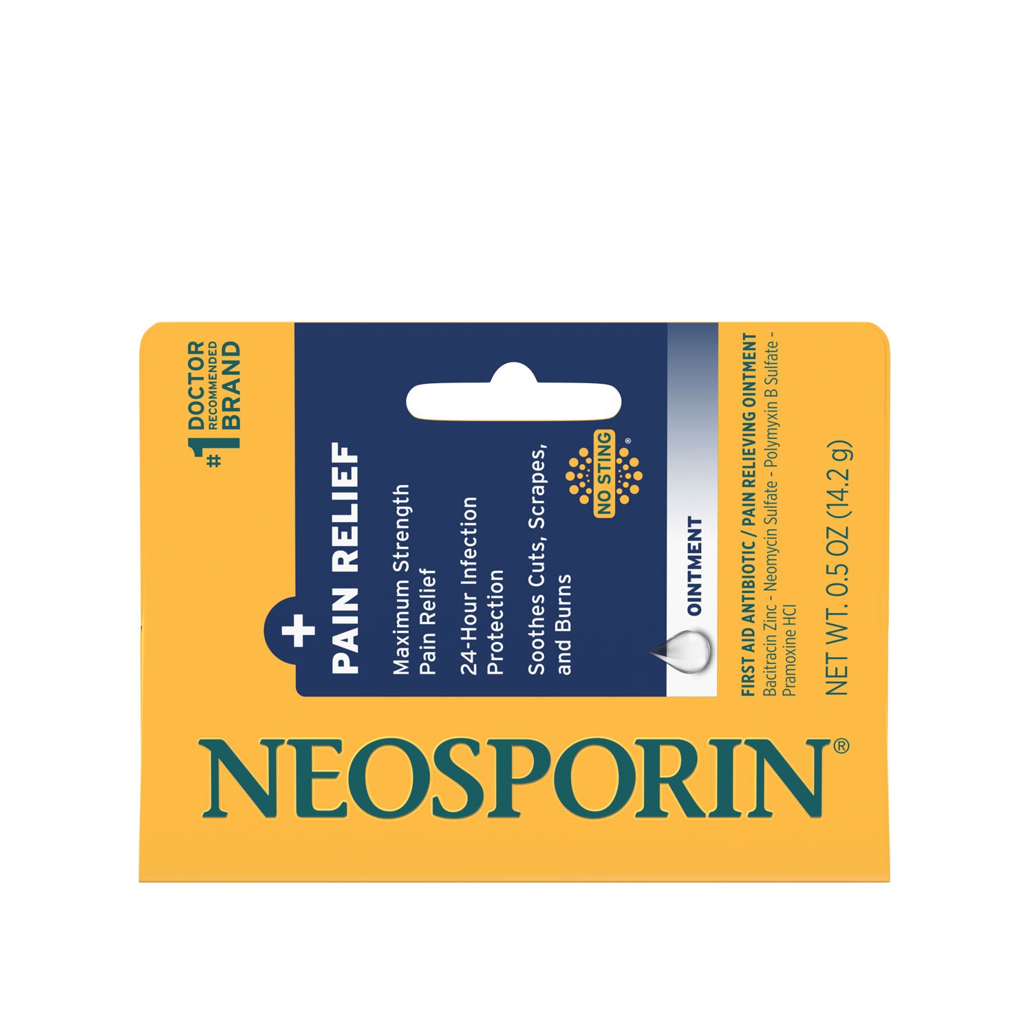 23830 - Kenvue - Neosporin Alivio del dolor de máxima potencia, 0.5 oz, 6/caja, 12 bx/cs (Solo EE. UU. continental + HI) (Precios sujetos a cambios sin previo aviso), cs
