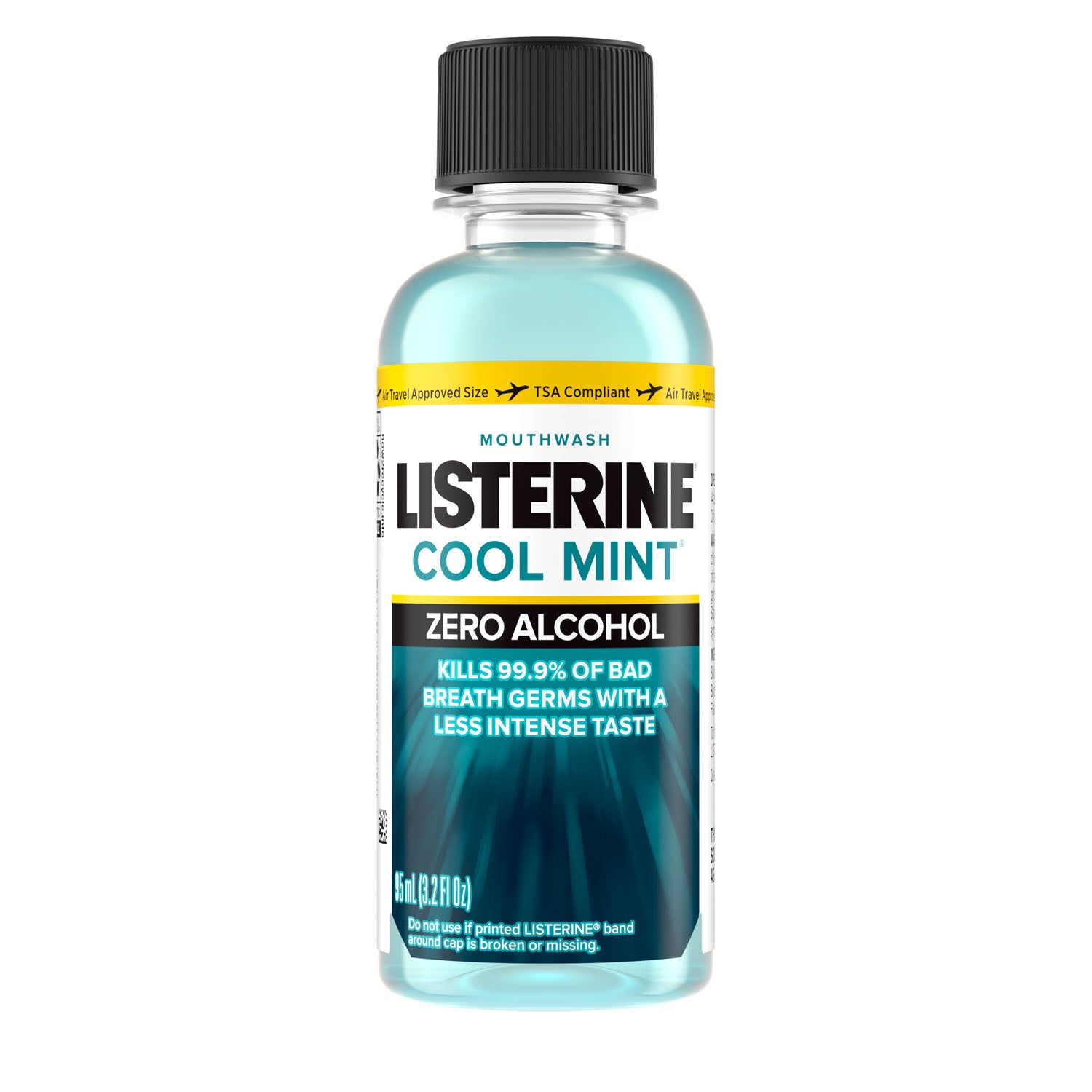 42830 - Kenvue Oral - Enjuague bucal Listerine® Zero™, Menta refrescante, 95 ml (3,2 oz), 24 cajas (176 cajas/plt) (Solo EE. UU. continental e HI) (Precios sujetos a cambios sin previo aviso), caja