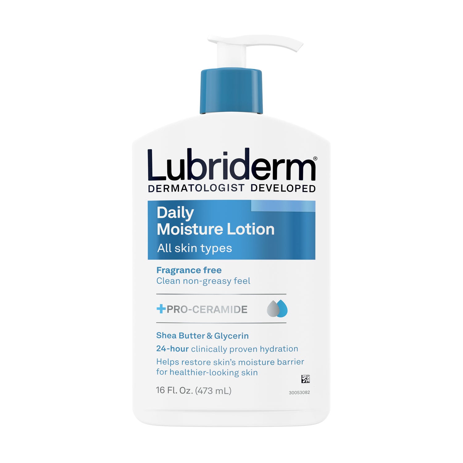 48323 - Kenvue - Lubriderm, sin perfume, 16 oz, 3/caja (solo EE. UU. continental + HI) (precios sujetos a cambios sin previo aviso), caja