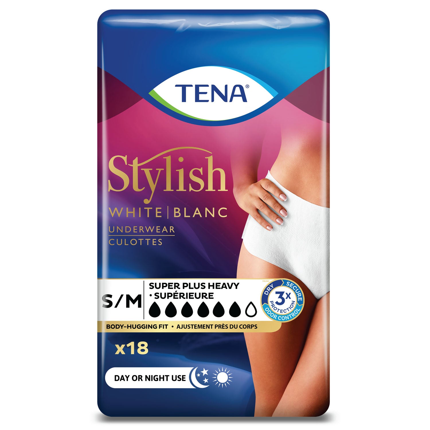 54285 - Kenvue - Ropa interior súper grande para mujer™, talla pequeña/mediana, 18 unidades, 4/caja (solo EE. UU. continentales y Hawái) (precios sujetos a cambios sin previo aviso), caja