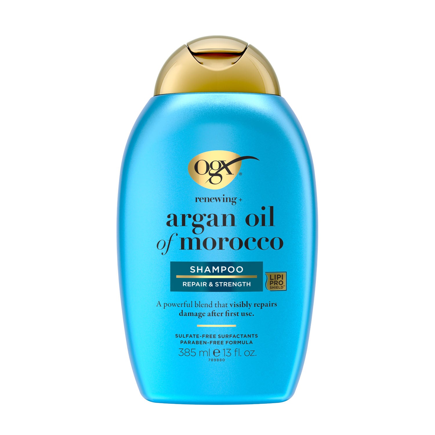 95611 - Kenvue - Champú, OGX, aceite de argán de Marruecos, 385 ml, 13 oz, 1/paquete, 4/caja (solo EE. UU. continental + HI) (Precios sujetos a cambios sin previo aviso), caja