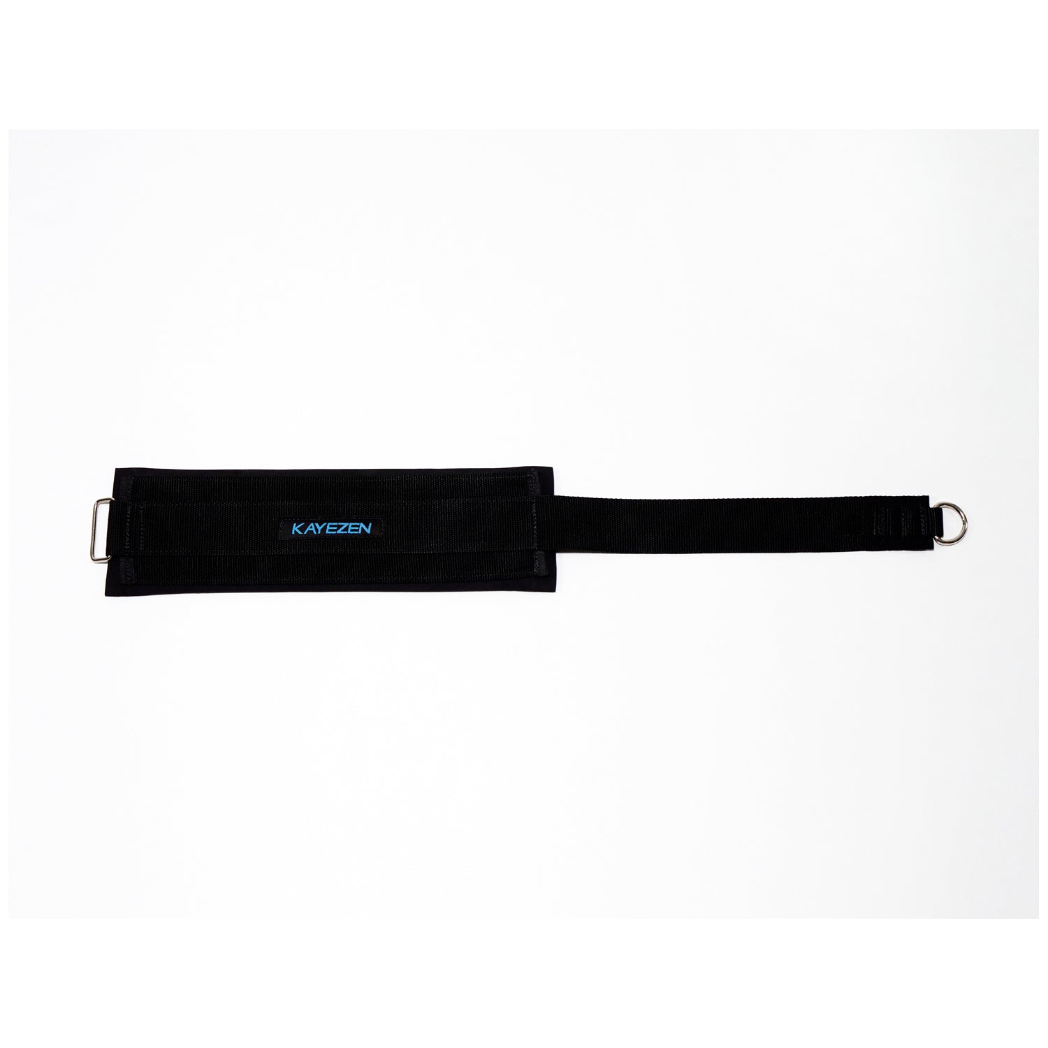 RQX-CNCHS - Kayezen LLC - Kayezen VECTOR Adjustable D-ring Thigh Strap, (Use a Carabiner to Attach to a VECTOR system to Exercise) Black, Nylon, 28”L, Fits Most Ssers, Comfortable Pad is 15”Lx4.5W, Remaining Strap is 13”Lx2”W (Cannot be sold through any