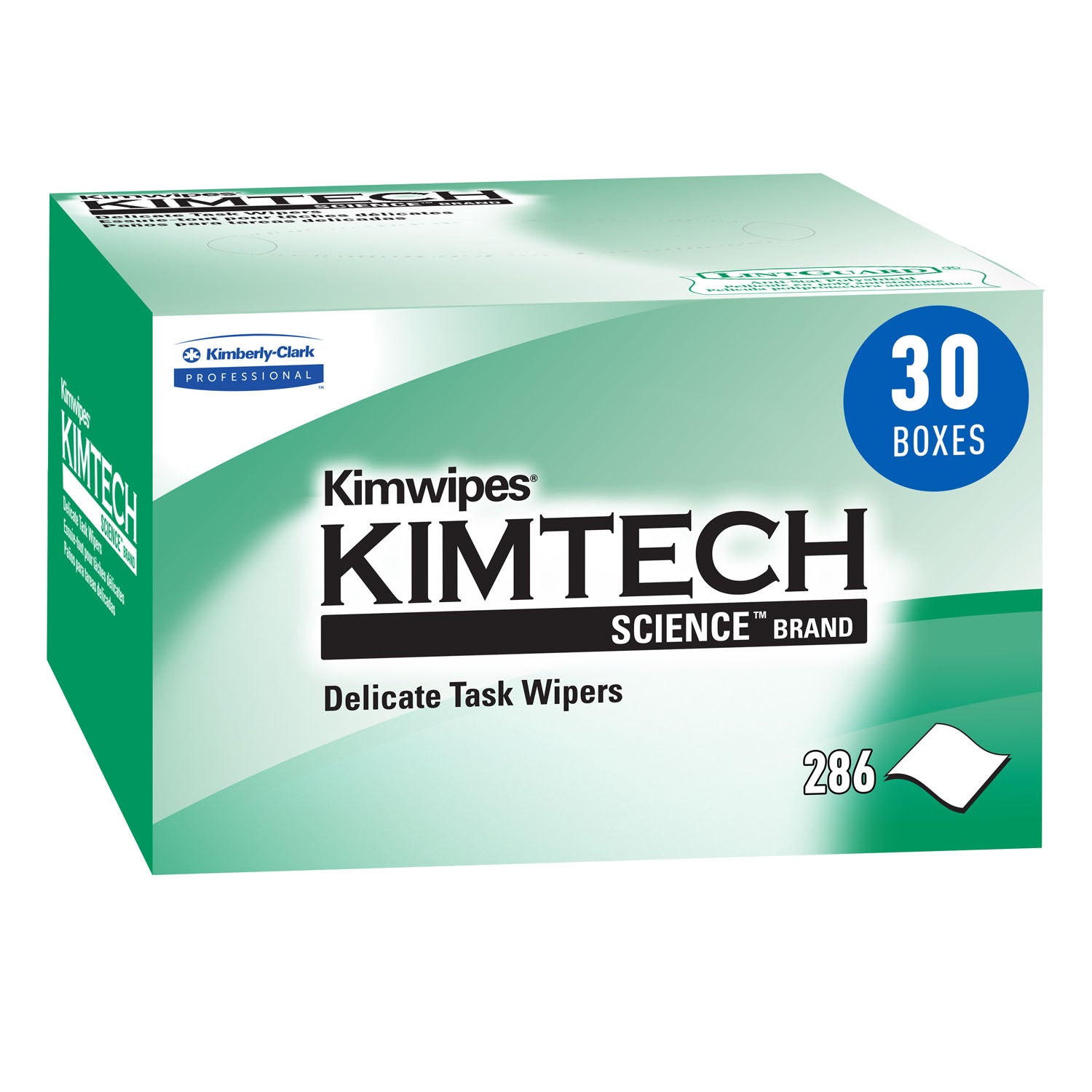 34120 - Kimberly-Clark Professional - KimWipes® Delicate Task Wipers, 4.4" x 8.4", Pop-Up Box, White, 286/pk, 30 pk/cs (Products cannot be sold on Amazon.com or any other 3rd party site)    , cs