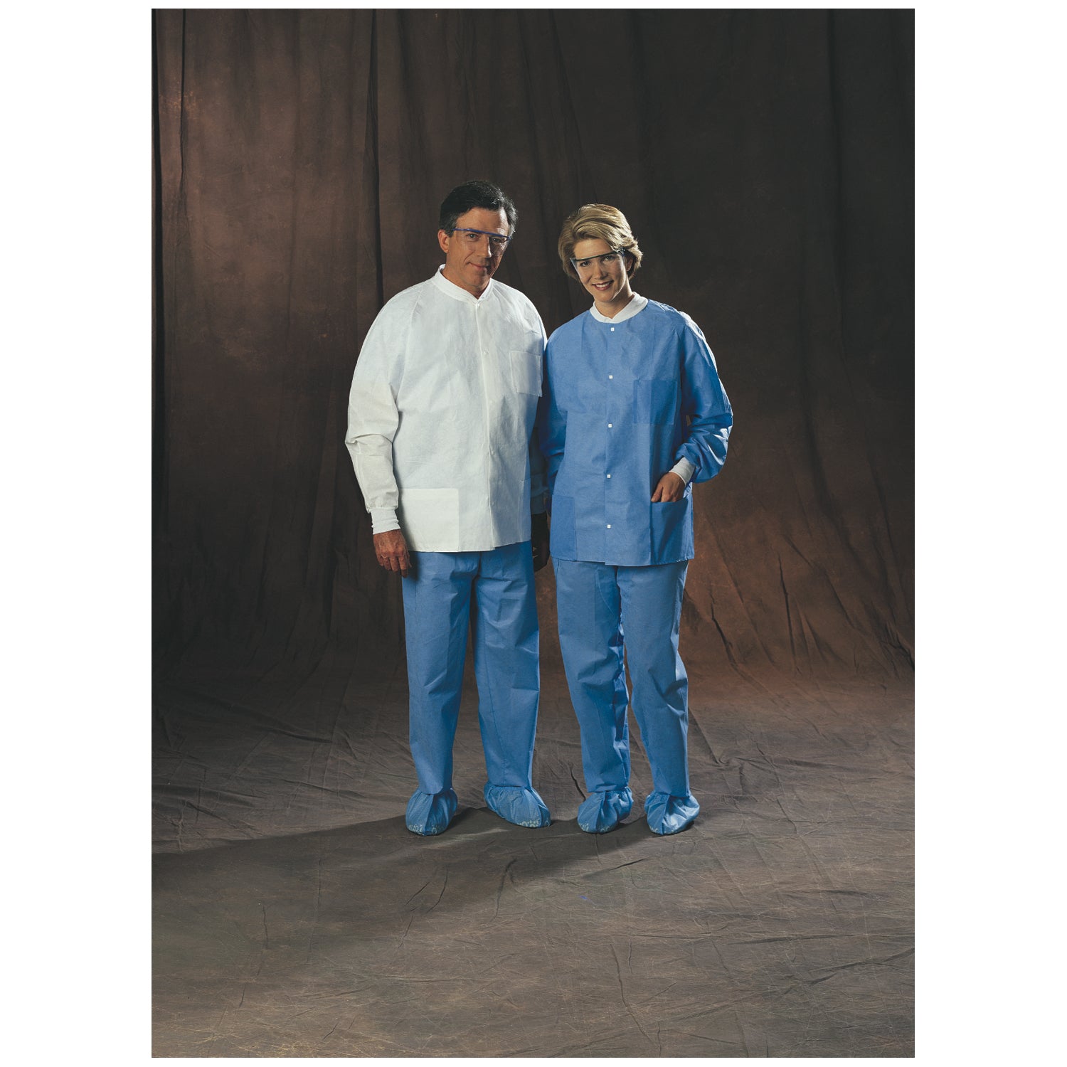 10072 - O&M Halyard - Lab Jacket, White, Large, 25/cs (US Only)    , cs