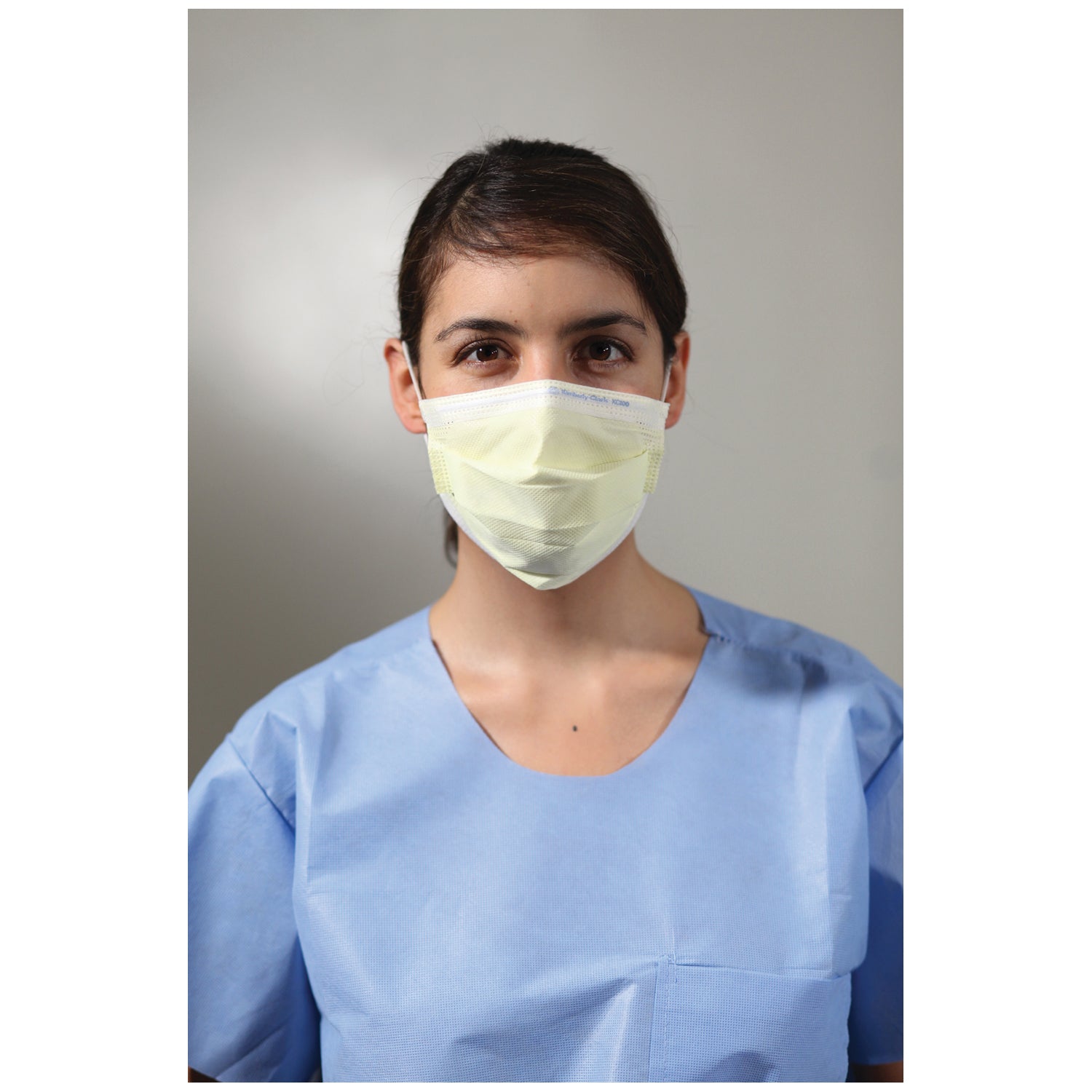 25867 - O&M Halyard - KC100 Procedure Mask, ASTM Level 1, Earloops, Yellow, 50/bx, 10 bx/cs (US Only)    , cs