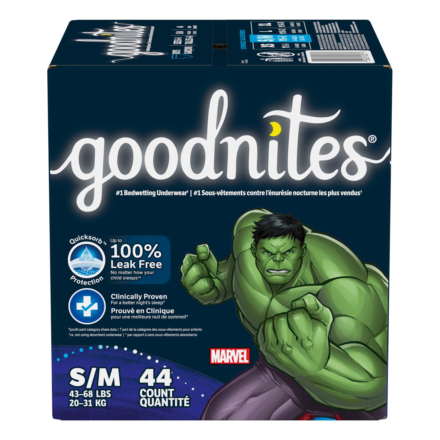 40531 - Kimberly-Clark Consumer - Youth Pants, Boy, Small/ Medium, Giga Pack, 44/pk, 1 pk/cs (US Only)    , cs