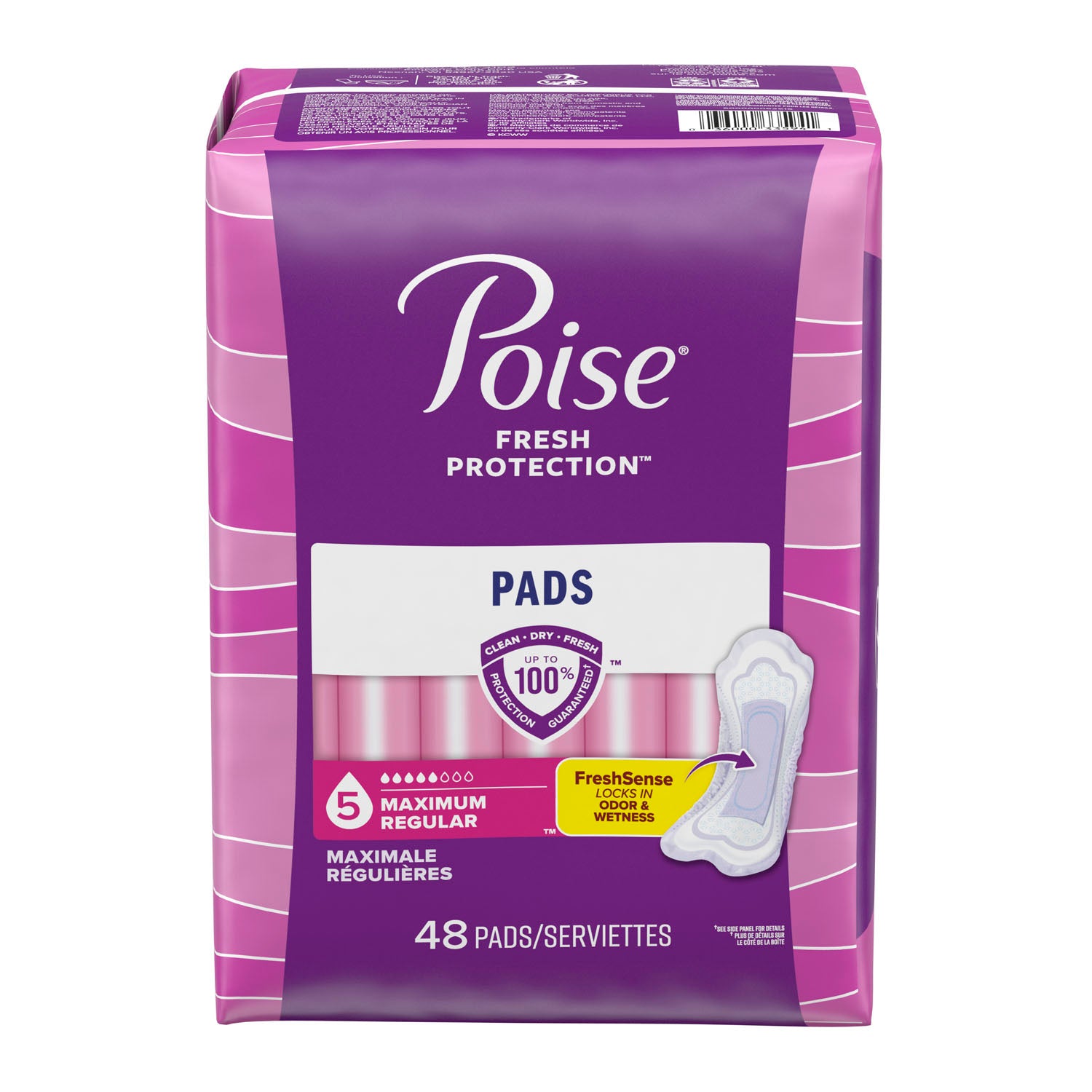 47199 - Kimberly-Clark Consumer - Poise Pads, Maximum, 48/pk, 2 pk/cs  (US Only)    , cs