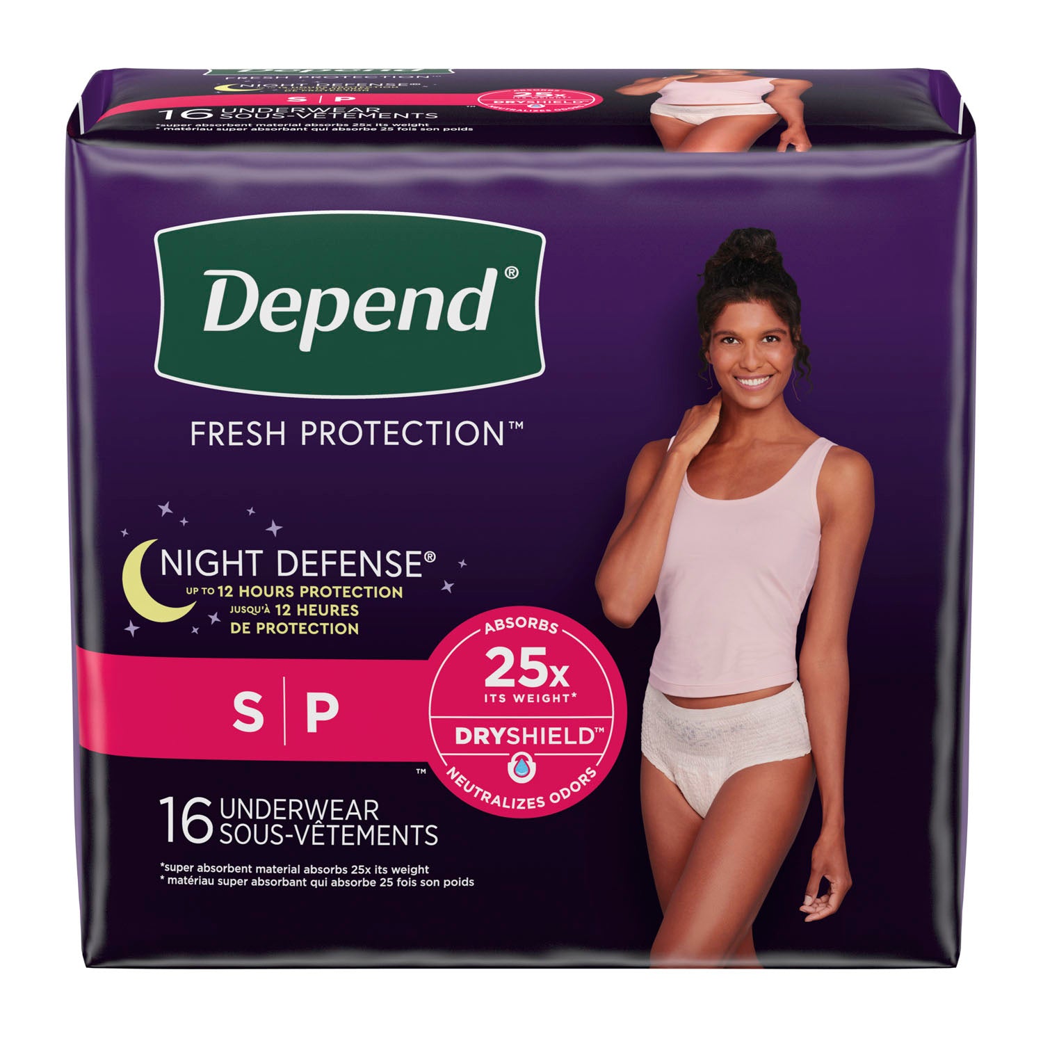 51701 - Kimberly-Clark Consumer - Underwear, Overnight, Small, Women, 16/pk, 4 pk/cs (US Only)    , cs