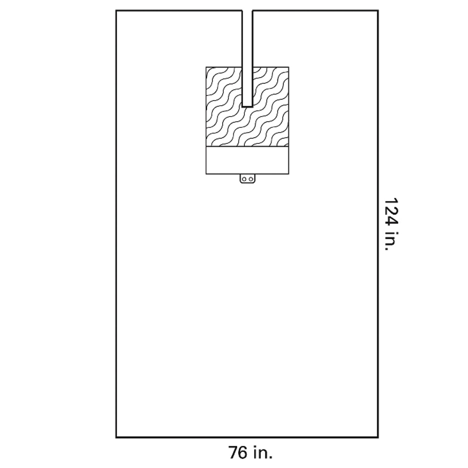89352 - Halyard de operación y mantenimiento - Paño dividido para otorrinolaringología, estéril, dividido de 3" x 23", refuerzo de tela Control™, soportes para tubos, 76" x 124", 18 unidades (solo EE. UU.)