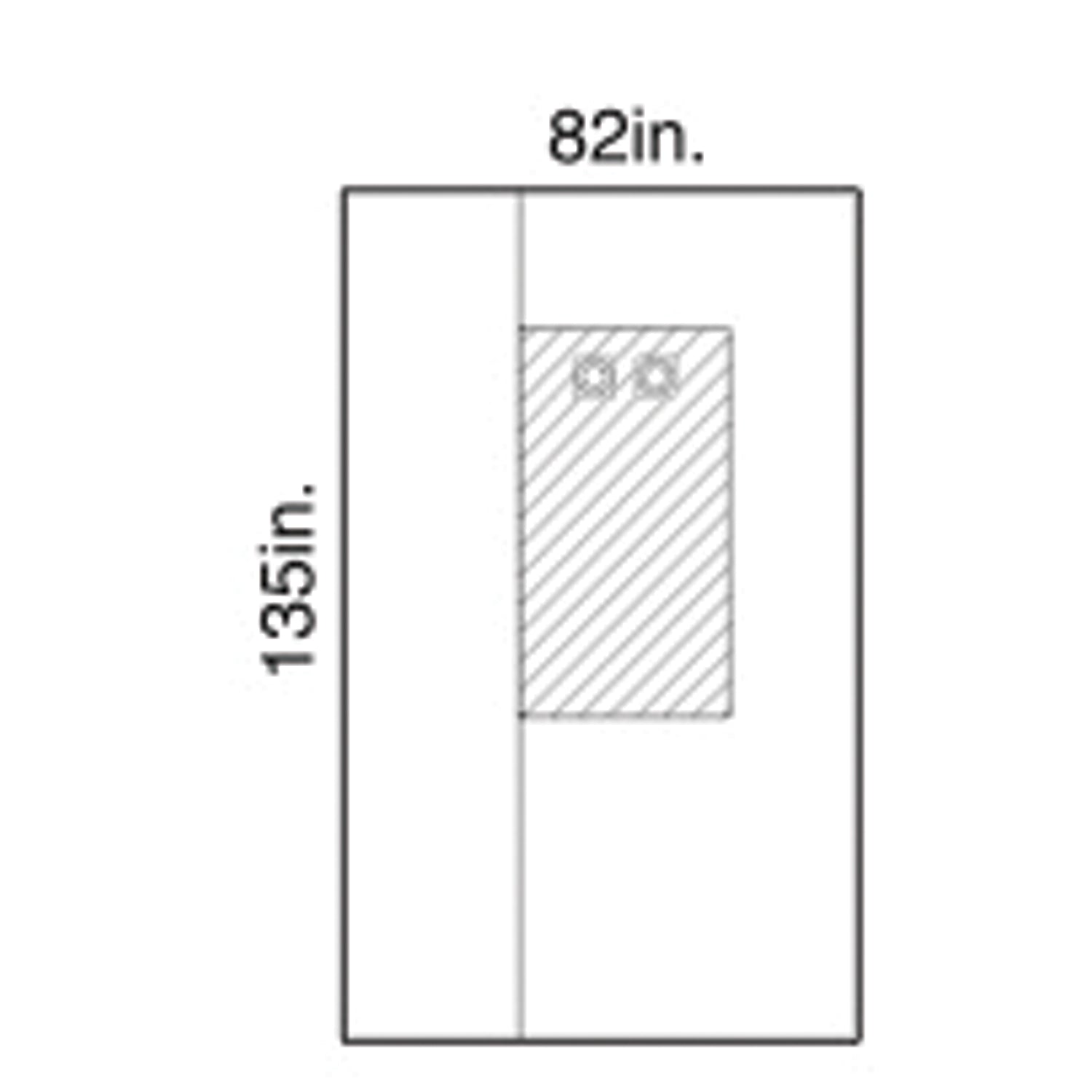 89709 - O&M Halyard - Femoral Angiography Drape, Window, X-Long, Sterile, 14/cs (US Only)    , cs