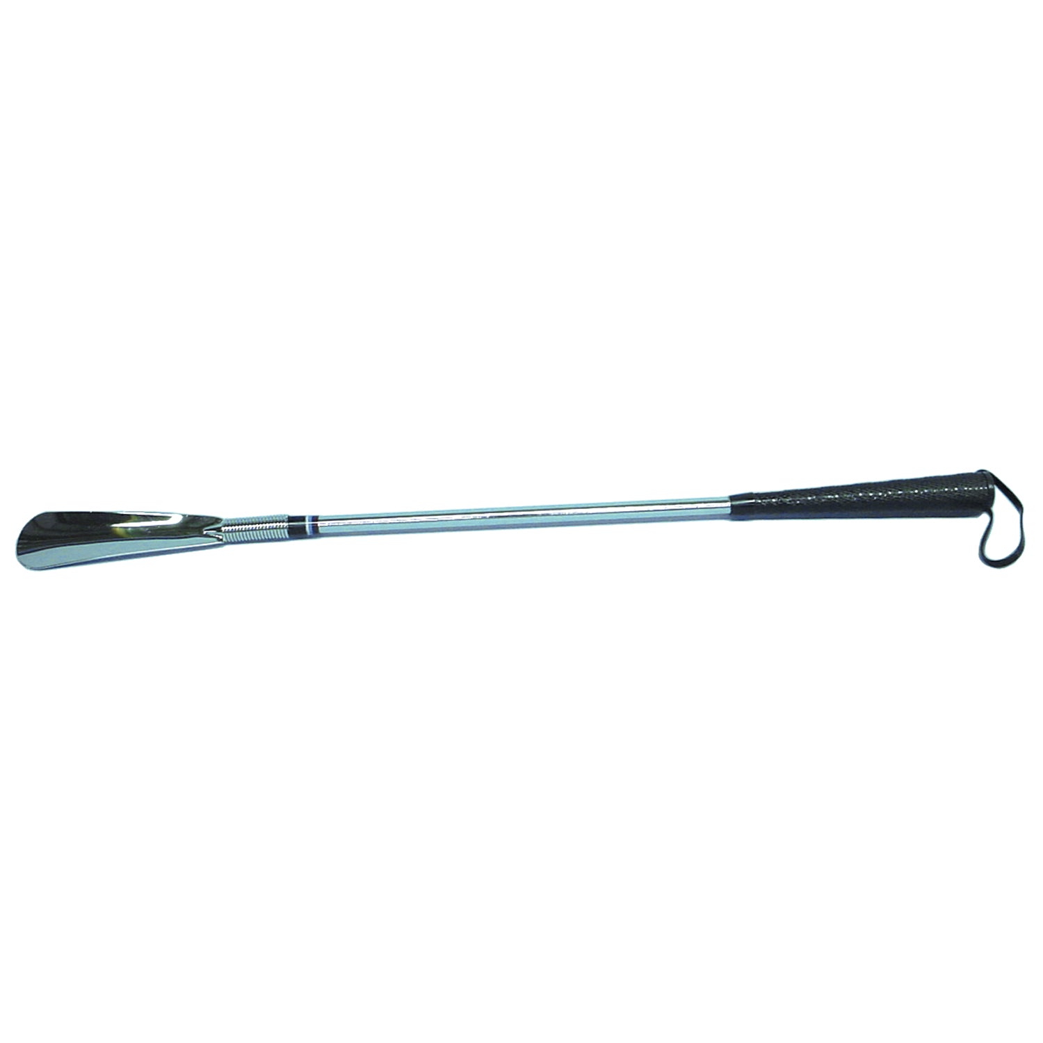 33030 - Kinsman Enterprises, Inc. - Shoehorn, Non-Skid Handle & Spring Action with Wrist Strap, 23"L (A handling charge of $9.95 will be added to any order under $25.00) (DROP SHIP ONLY) (051167)    , ea