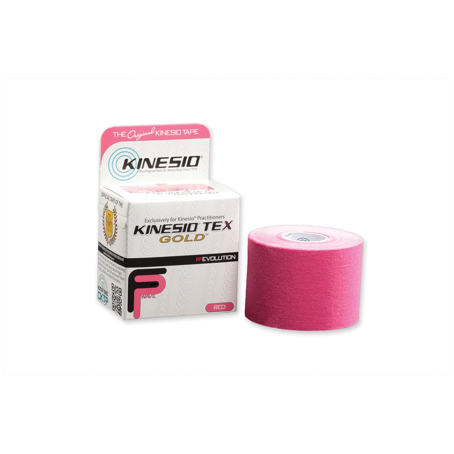 GKT35024FP - Kinesio Holding Corporation - Cinta FP dorada, 2" x 5½ yardas, roja, 6 rollos/caja (Los productos no se pueden vender en Amazon.com ni en ninguna otra plataforma de terceros) (090308), caja