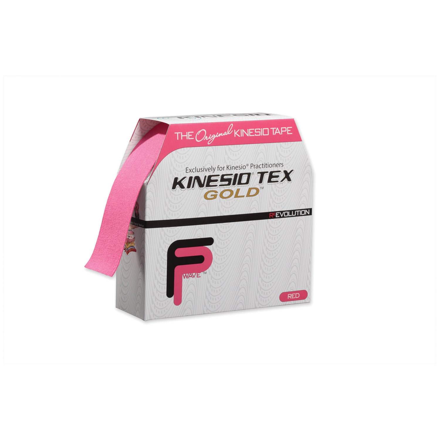 GKT35125FP - Kinesio Holding Corporation - Gold FP Tape, 2" x 34 yds, Red, Bulk, 1 rl/ea (Products cannot be sold on Amazon.com or any other 3rd party platform) (090313)    , ea