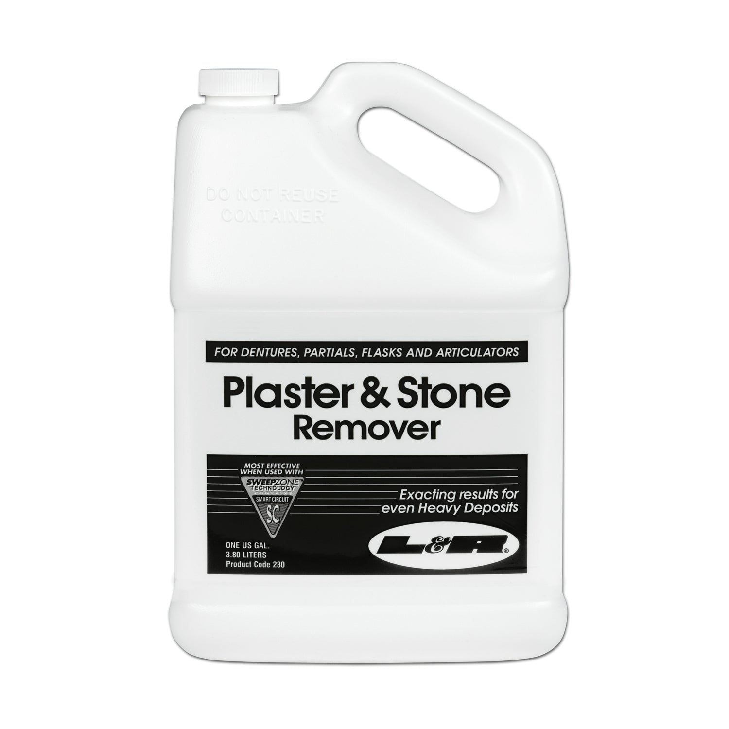 230 - L&R Manufacturing Company - Plaster & Stone Remover, Gallon Bottle, 4/cs    , cs