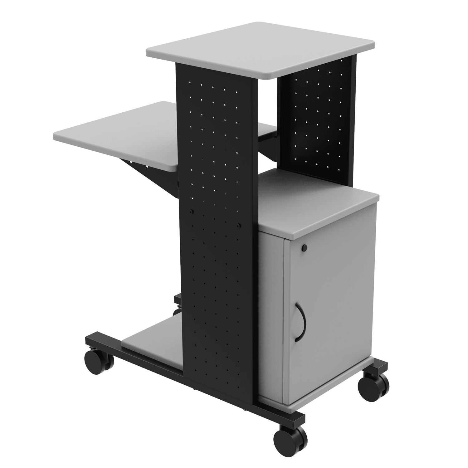 WPS4C - Luxor - Estación de presentación móvil, 18" de ancho x 34,25" de profundidad x 40" de alto, gabinete incluido, sin electricidad (SOLO ENVÍO DIRECTO), c/u