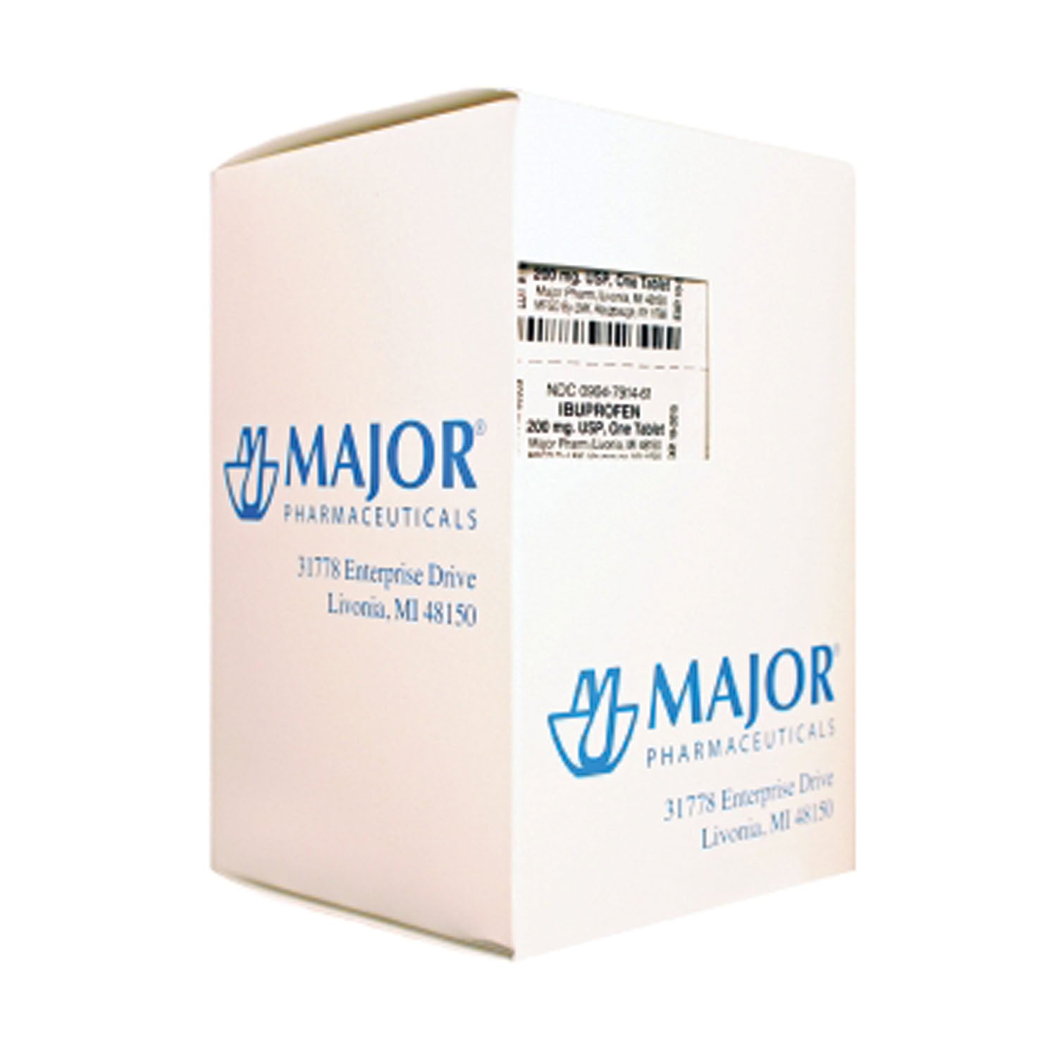 236118 - Major Pharmaceuticals - Ibuprofen, 200mg, 100s, Compare to Motrin®, 12/cs, NDC# 00904-7914-61 (US Only) (Products cannot be sold to retail stores or online retailers such as Amazon, Walmart, eBay, Alibaba, etc.)    , cs