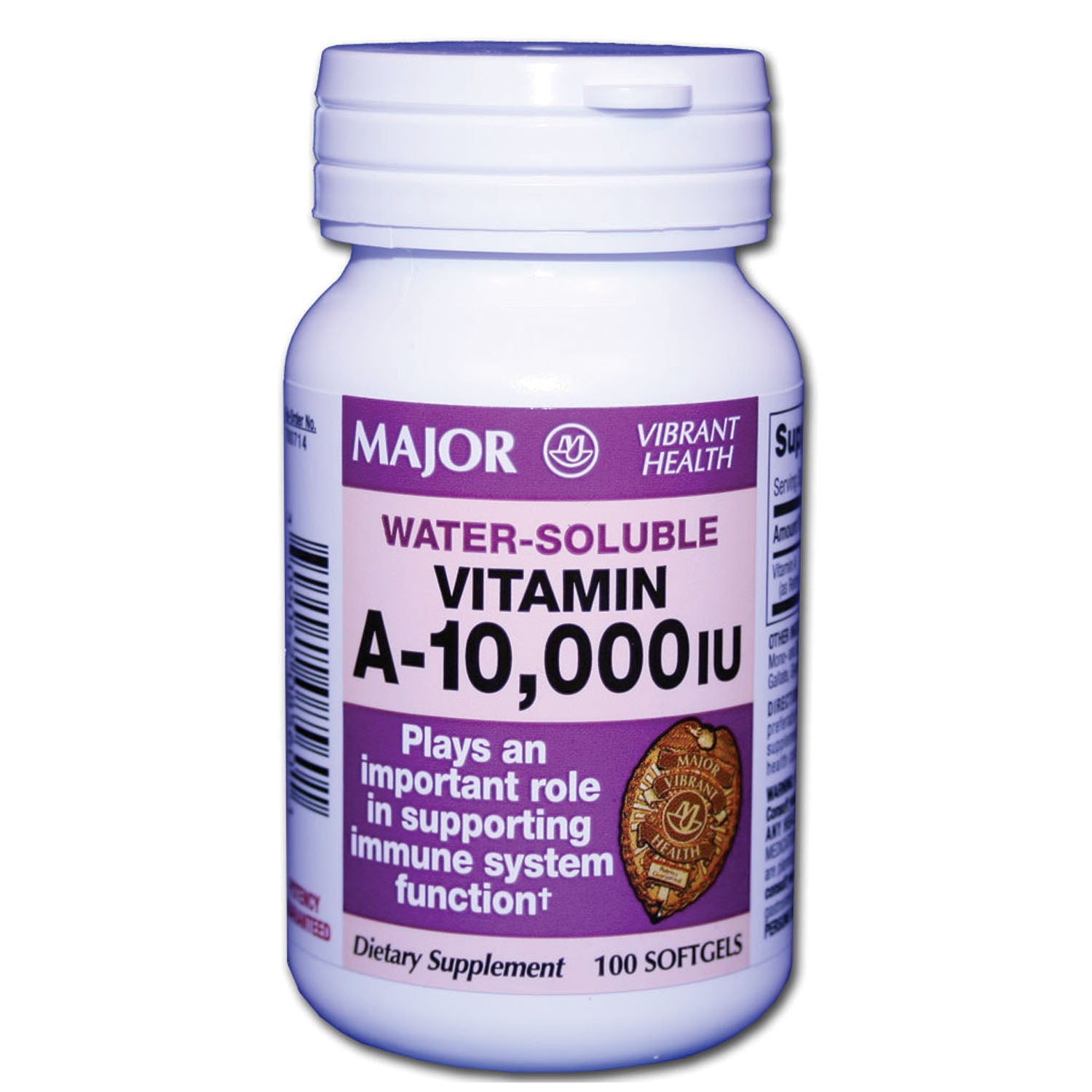 700714 - Major Pharmaceuticals - Softgel Caplets, 10,000 IU, 100s, 48/cs, NDC# 00904-2085-60 (US Only) (Products cannot be sold to retail stores or online retailers such as Amazon, Walmart, eBay, Alibaba, etc.)    , cs