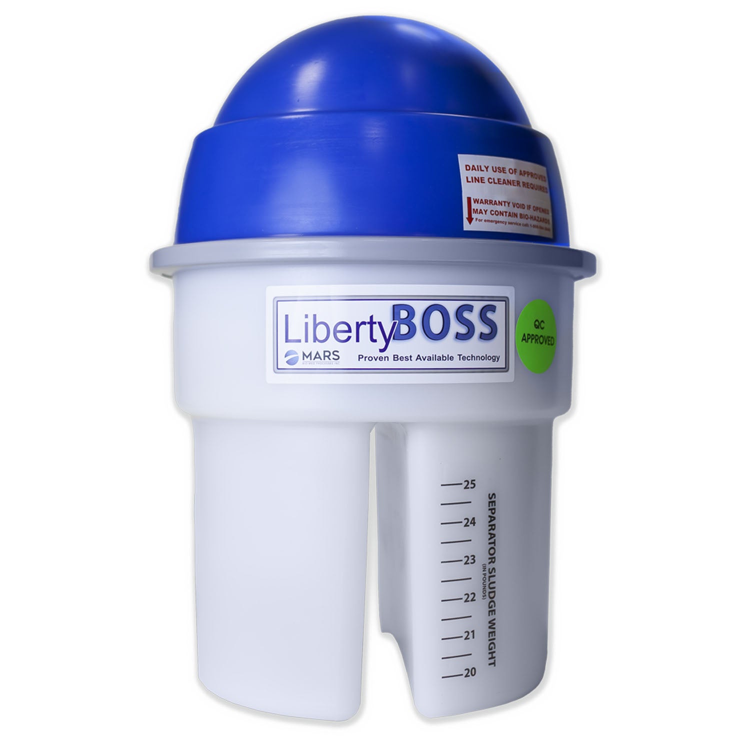 MA-0101 - M.A.R.S Bio-Med Processes Inc - Amalgam Separator Replacement Kit. Includes LibertyBOSS (NO maintenance, NO Filters and guaranteed compliance for up to 3 Years (based on practice size), All Parts Required for a Standard Amalgam Separator Instal