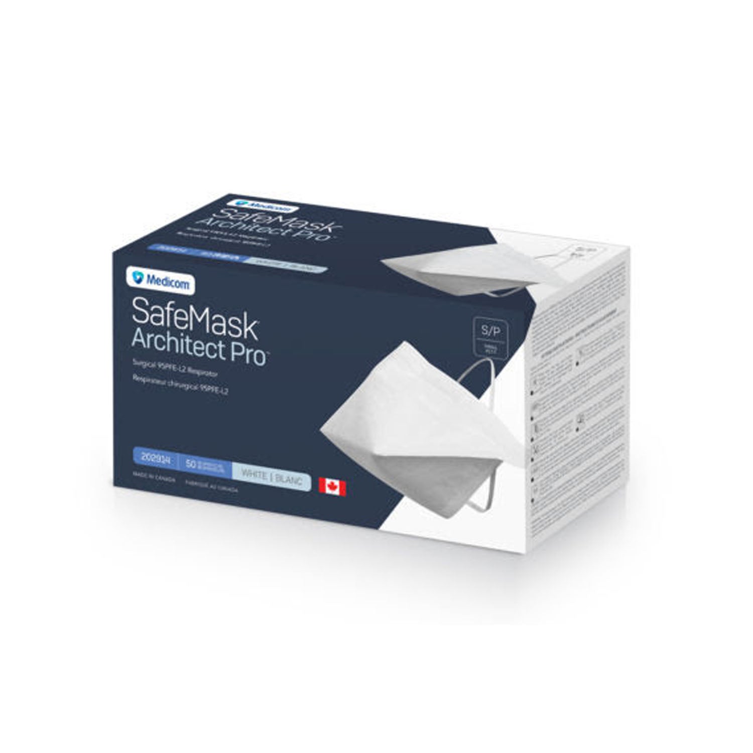 203214 - Medicom, Inc. - Architect Pro™ N95 Mask, Small, 50/bx (Not Available for sale into Canada) (Item is Non-Returnable)    , bx