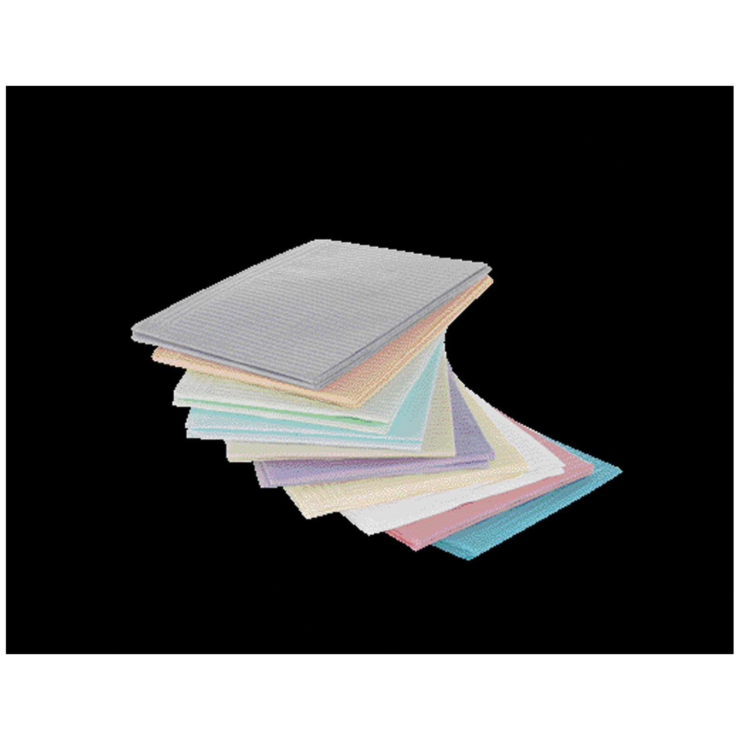 8380 - Medicom, Inc. - Babero dental, 13" x 18", 3 capas de papel + 1 capa de poliéster, color lavanda, 500/caja (no disponible para la venta en Canadá), caja