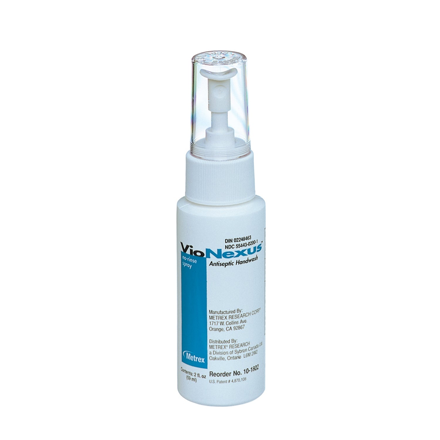 10-1800 - Metrex Research Corporation - VioNexus No Rinse Spray Handwash, 1 Liter, 6/cs (75 cs/plt) (US Only) (HAZMAT Fees Apply, cannot ship via Air or to AK, GU, HI, MP, PR, VI) (Item on Manufacturer Backorder - Inventory Limited when Available)  REQUI