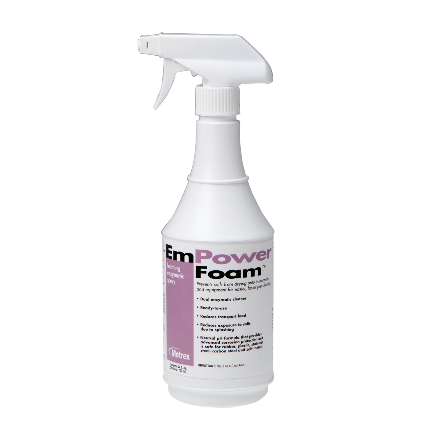 10-4224 - Metrex Research Corporation - EmPower™ Foam Enzymatic Spray, 24 oz, 12/cs (US Only)    , cs