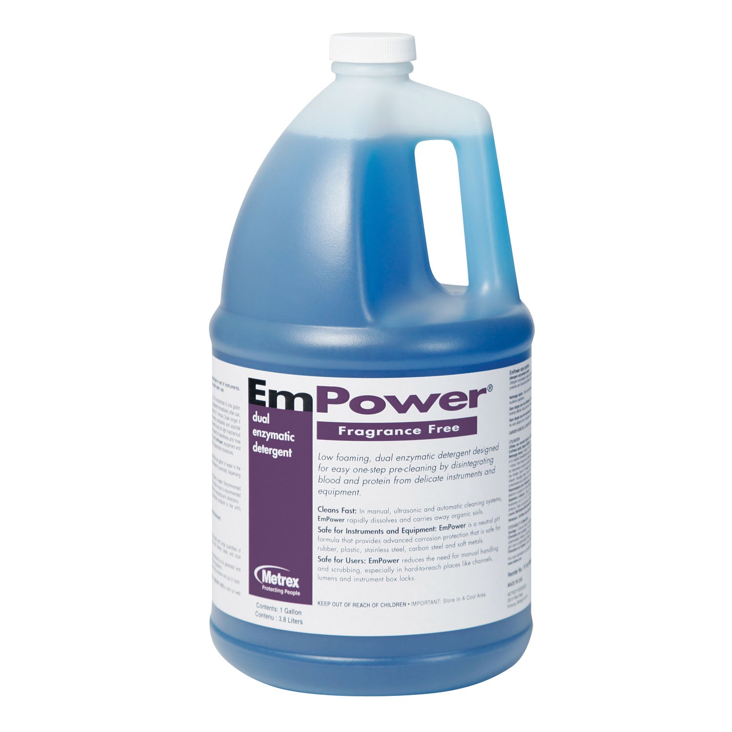 10-4400 - Metrex Research Corporation - EmPower Cleaner, Fragrance Free, Gallon, 4/cs (US Only)    , cs