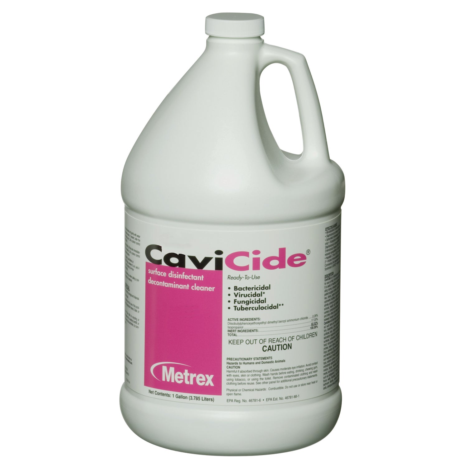 13-1000 - Metrex Research Corporation - CaviCide Gallons, 4/cs (36 cs/plt) (US Only) (026523)    , cs