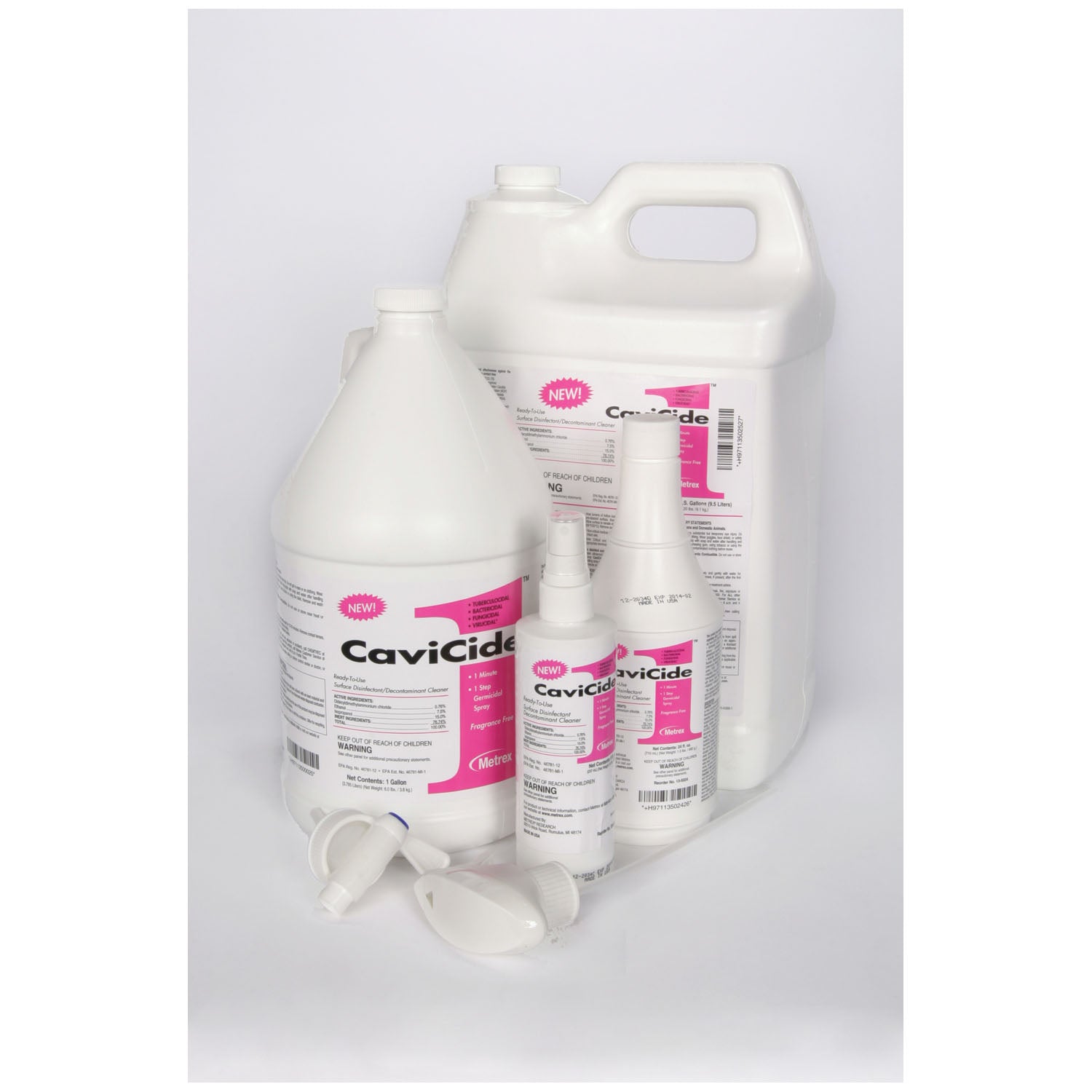 13-5025 - Metrex Research Corporation - CaviCide1, 2.5 Gallon, 2/cs (36 cs/plt) (US Only)    , cs