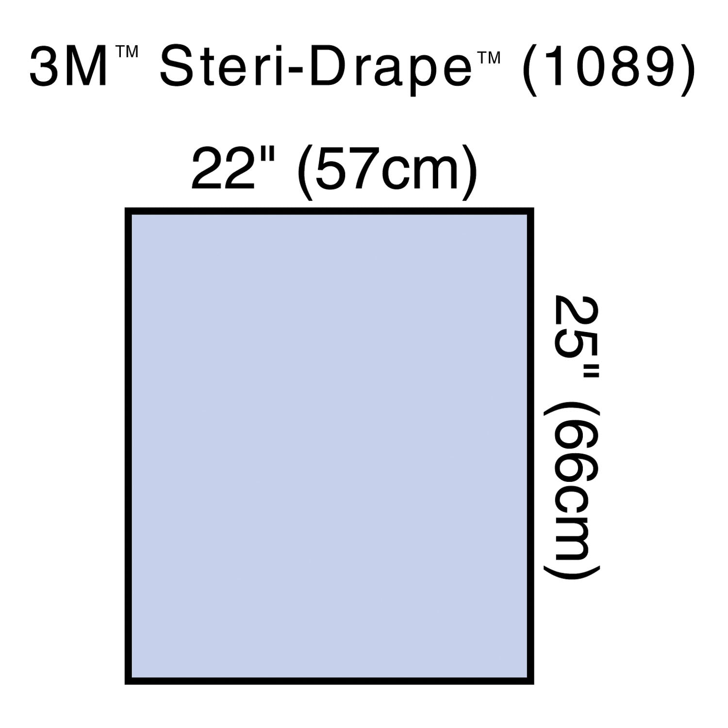 1089 - Solventum Corporation - Utility Sheet with 3M Biocade Fabric, 22" x 25", 80/cs (Continental US+HI Only)    , cs