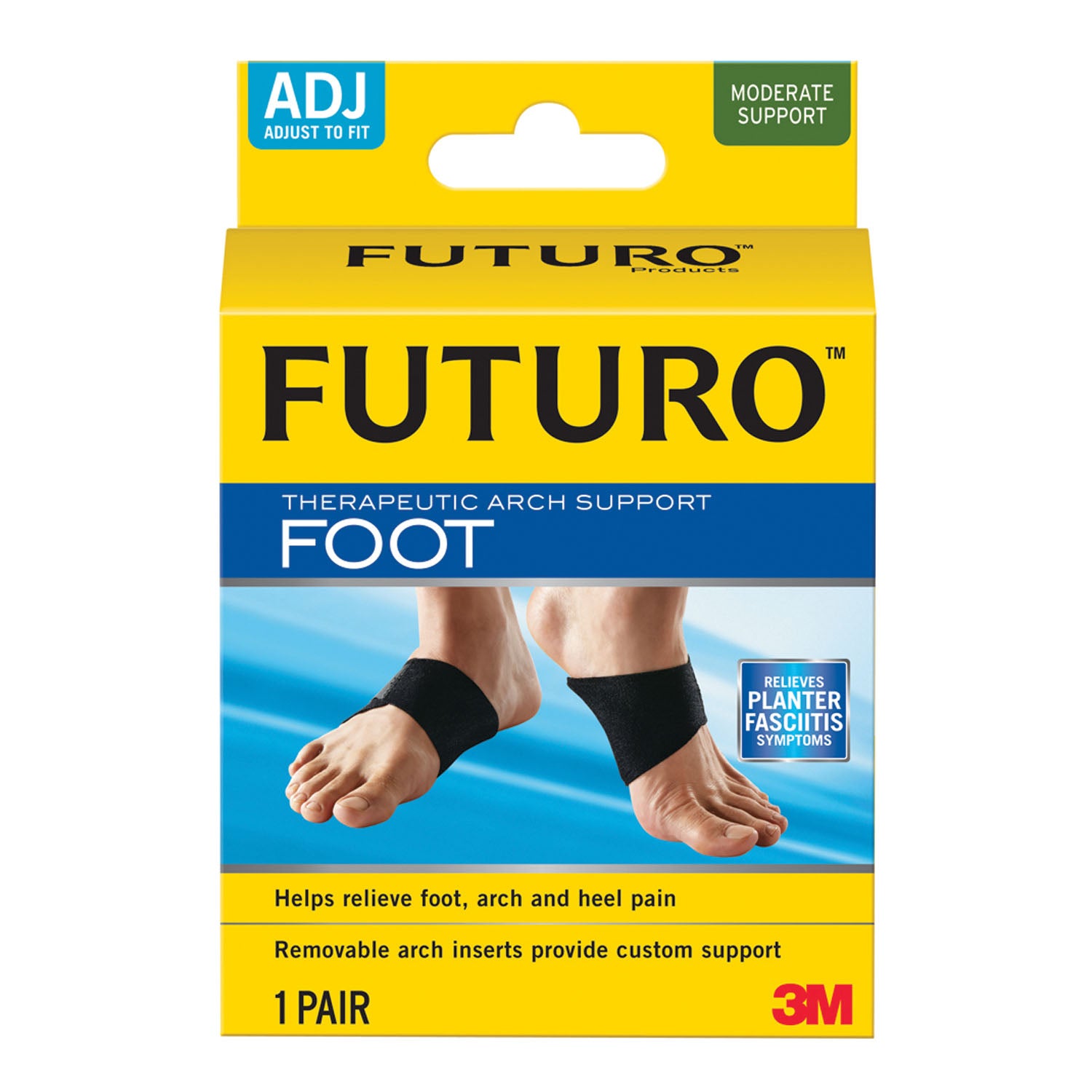 48510EN - 3M Personal Safety Division - Arch Support, Adjustable, 2pk, 6 pk/cs (Continental US+HI Only)    , cs