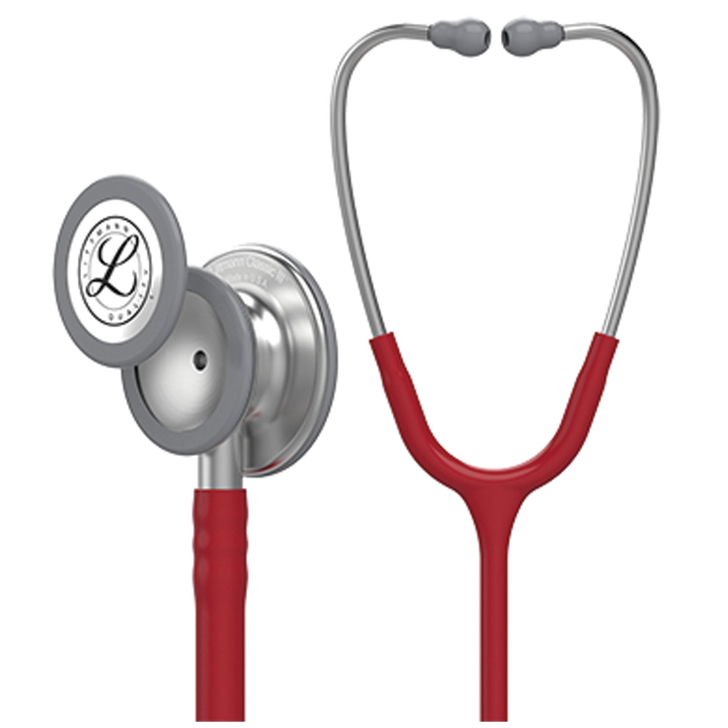 5627 - Solventum Corporation - Stethoscope, Standard-Finish Chestpiece, Burgundy Tube, 27" (Continental US+HI Only) (Littmann items are only available for sale online by distributors authorized by 3M Littmann)    , ea