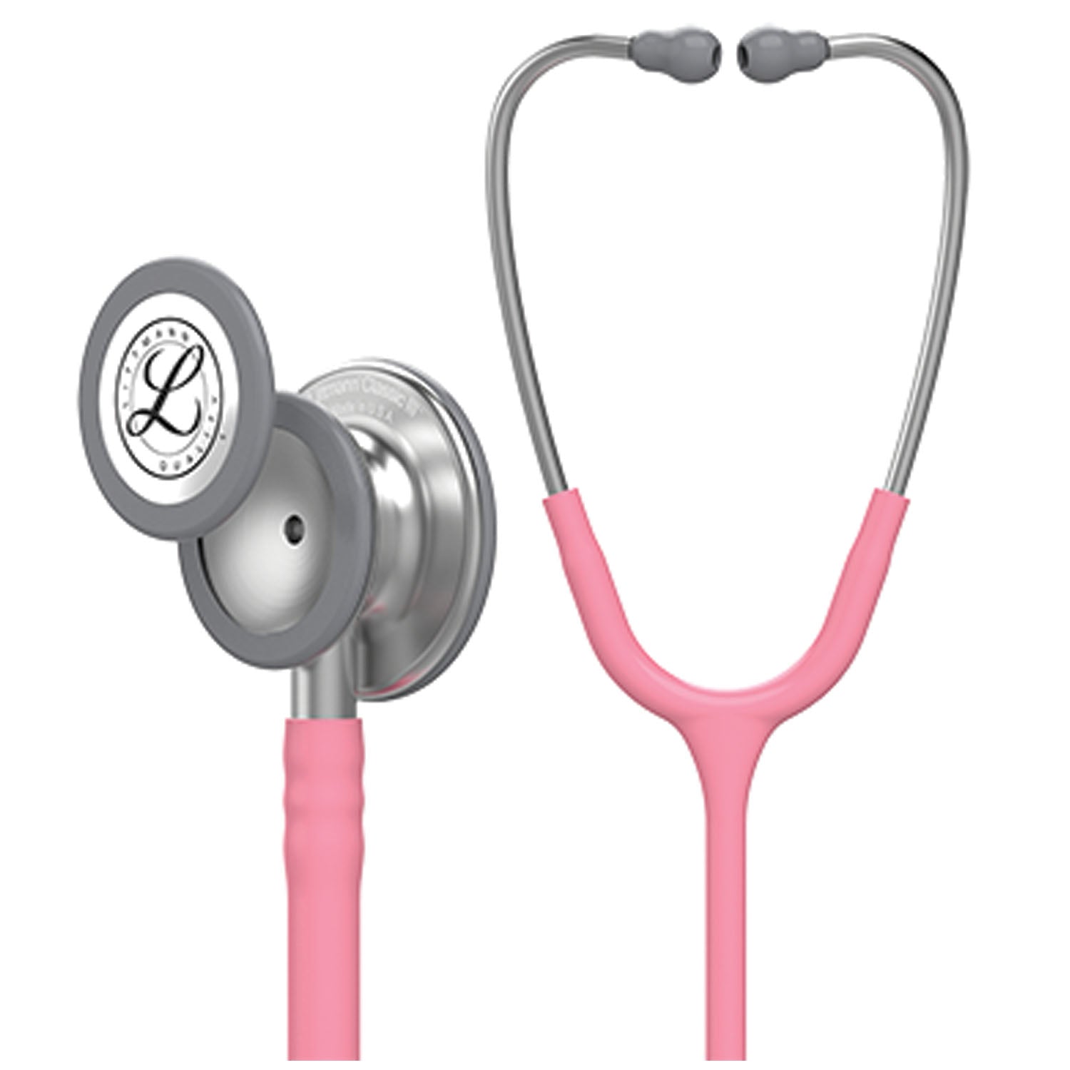 5633 - Solventum Corporation - Stethoscope, Pearl Pink Tube, 27" (Continental US+HI Only) (Littmann items are only available for sale online by distributors authorized by 3M Littmann) (Item on Manufacturer Backorder - Inventory Limited when Available)