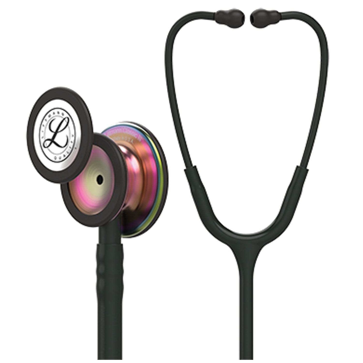 5870 - Solventum Corporation - Stethoscope, Rainbow-Finish Chestpiece, Black Tubing, 27" (Continental US+HI Only) (Littmann items are only available for sale online by distributors authorized by 3M Littmann)    , ea