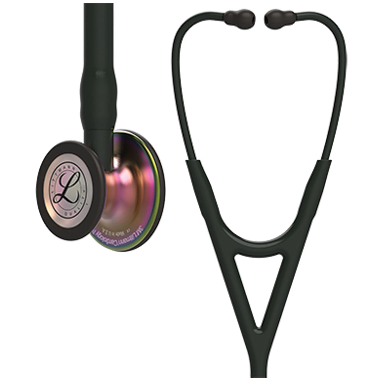 6165 - Solventum Corporation - Stethoscope, Rainbow Finish Chestpiece, Black Tube, 27" (Continental US+HI Only) (Littmann items are only available for sale online by distributors authorized by 3M Littmann)    , ea