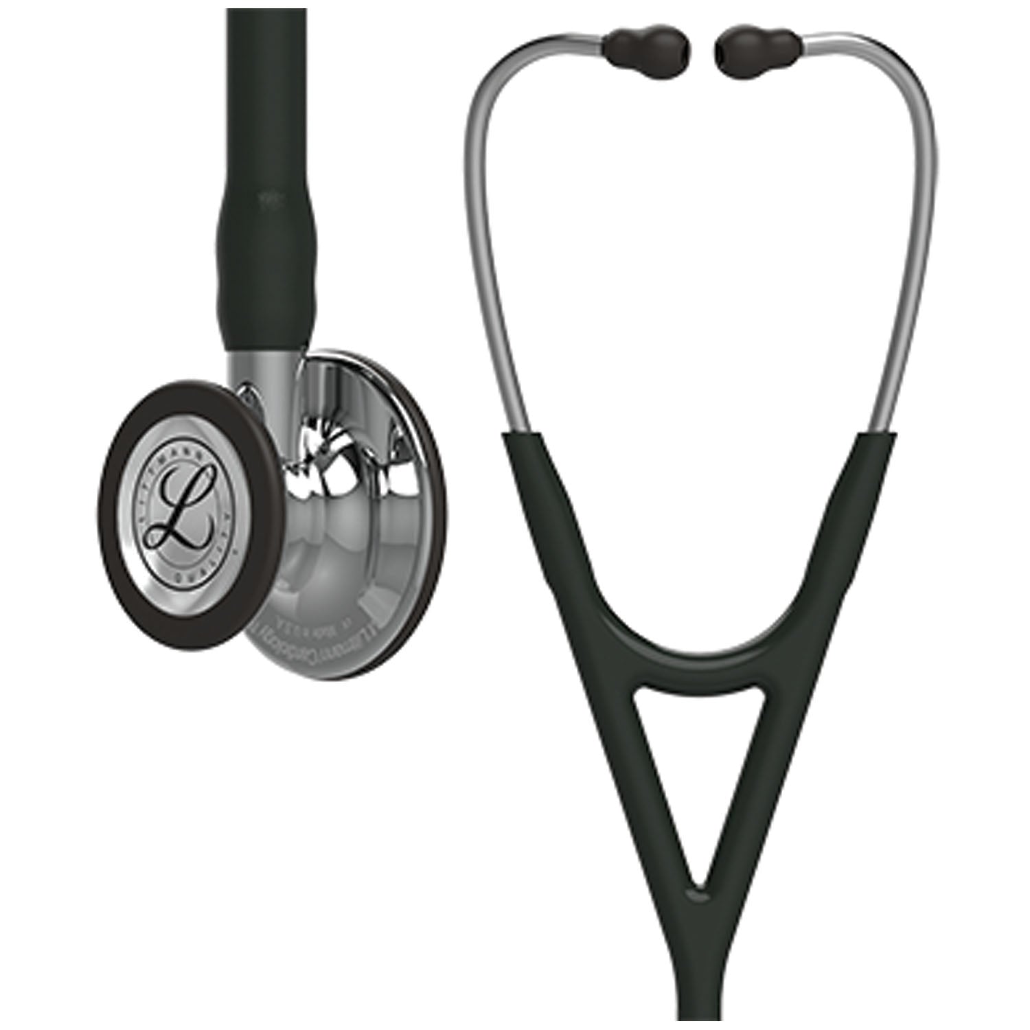 6177 - Solventum Corporation - Stethoscope, Mirror Finish Chestpiece, Black Tube, 27" (Continental US+HI Only) (Littmann items are only available for sale online by distributors authorized by 3M Littmann)    , ea