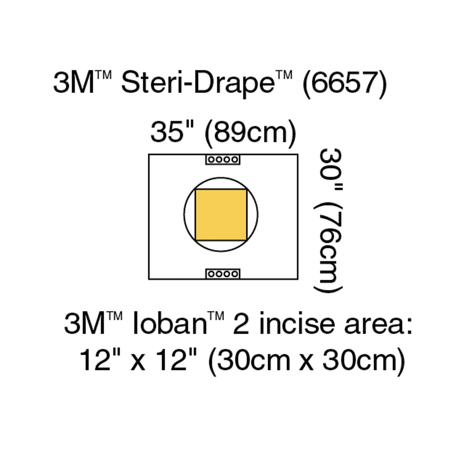 6657 - Solventum Corporation - 剖腹產袋，含 Ioban™ 2 切口膜，35 英寸 x 30 英寸，10 個/盒，4 個/箱（僅限美國大陸和夏威夷），箱裝