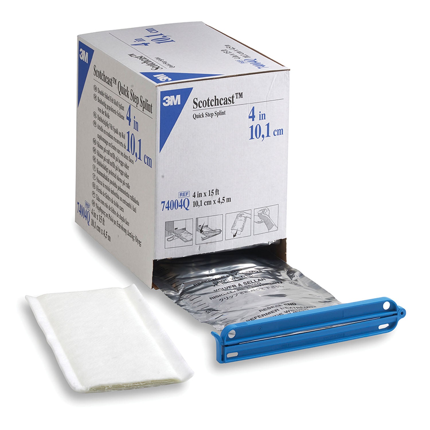 74004Q - Solventum Corporation - Felt Splint, 4" x 15 ft Roll, 1 rl/bx, 2 bx/cs (Continental US+HI Only)    , cs