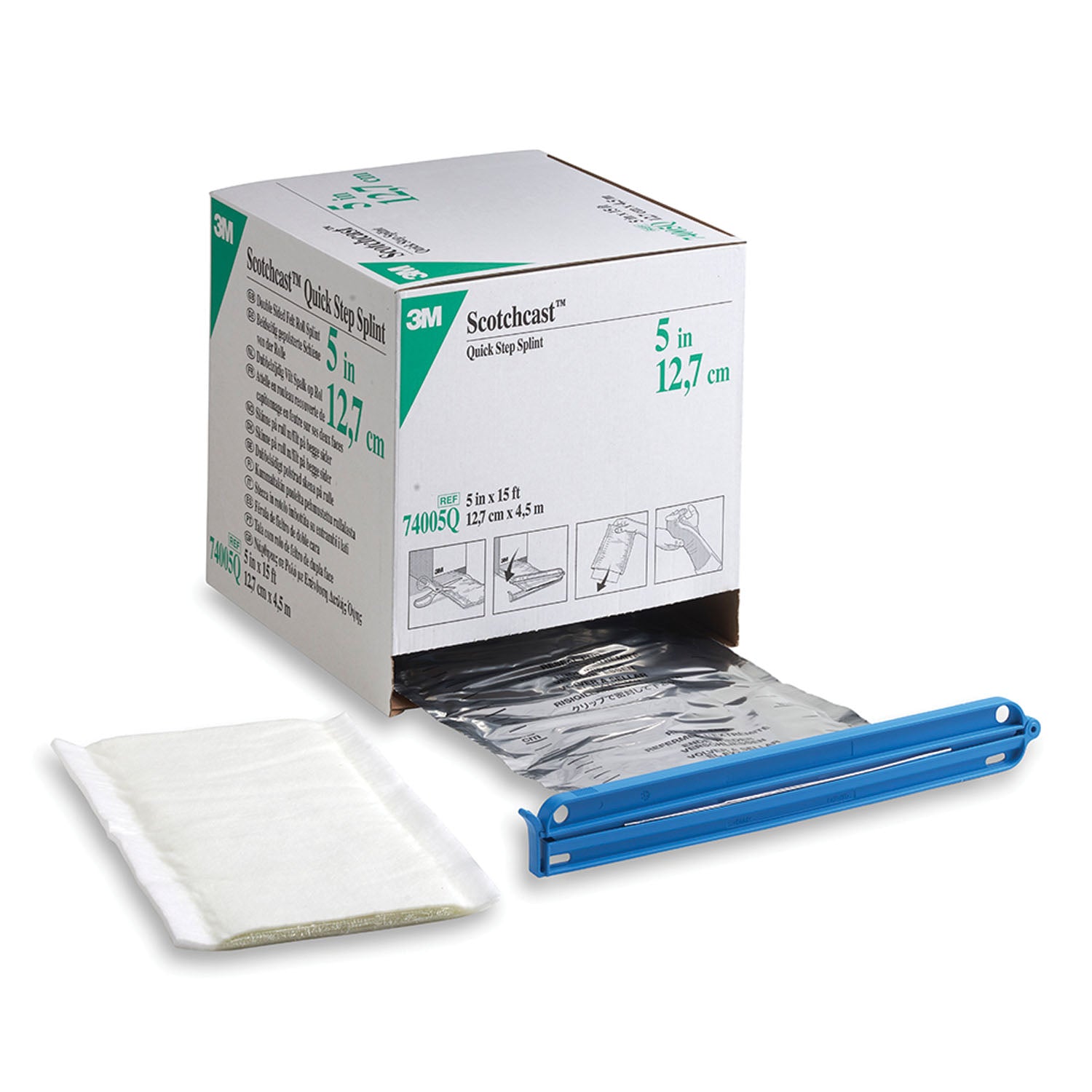 74005Q - Solventum Corporation - Felt Splint, 5" x 15 ft Roll, 1 rl/bx, 2 bx/cs (Continental US+HI Only)    , cs